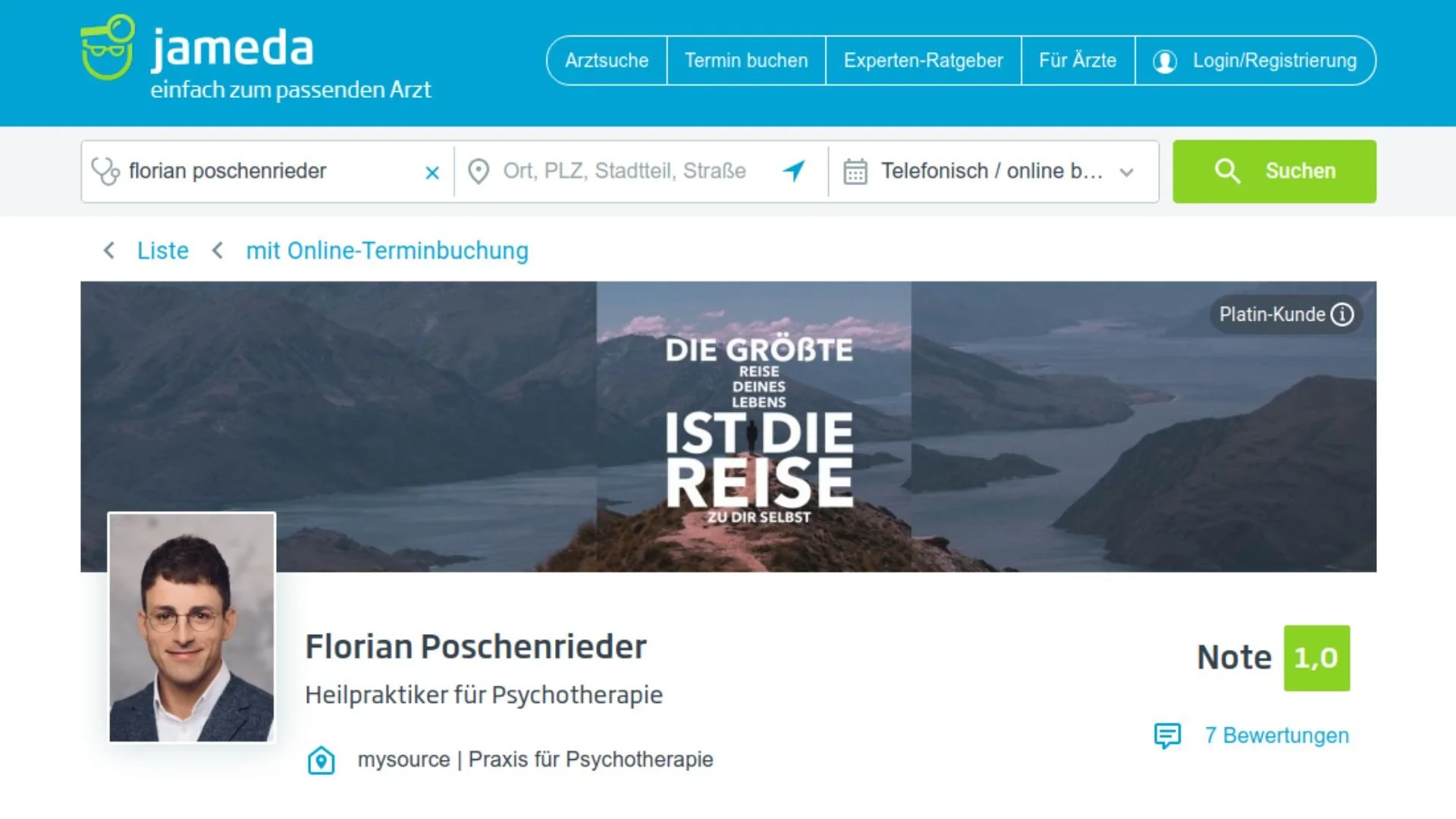 Jameda-Profil eines Arztes: Ich zeige, wie optimierter Content das Praxis-Marketing und die Patientengewinnung stärkt.