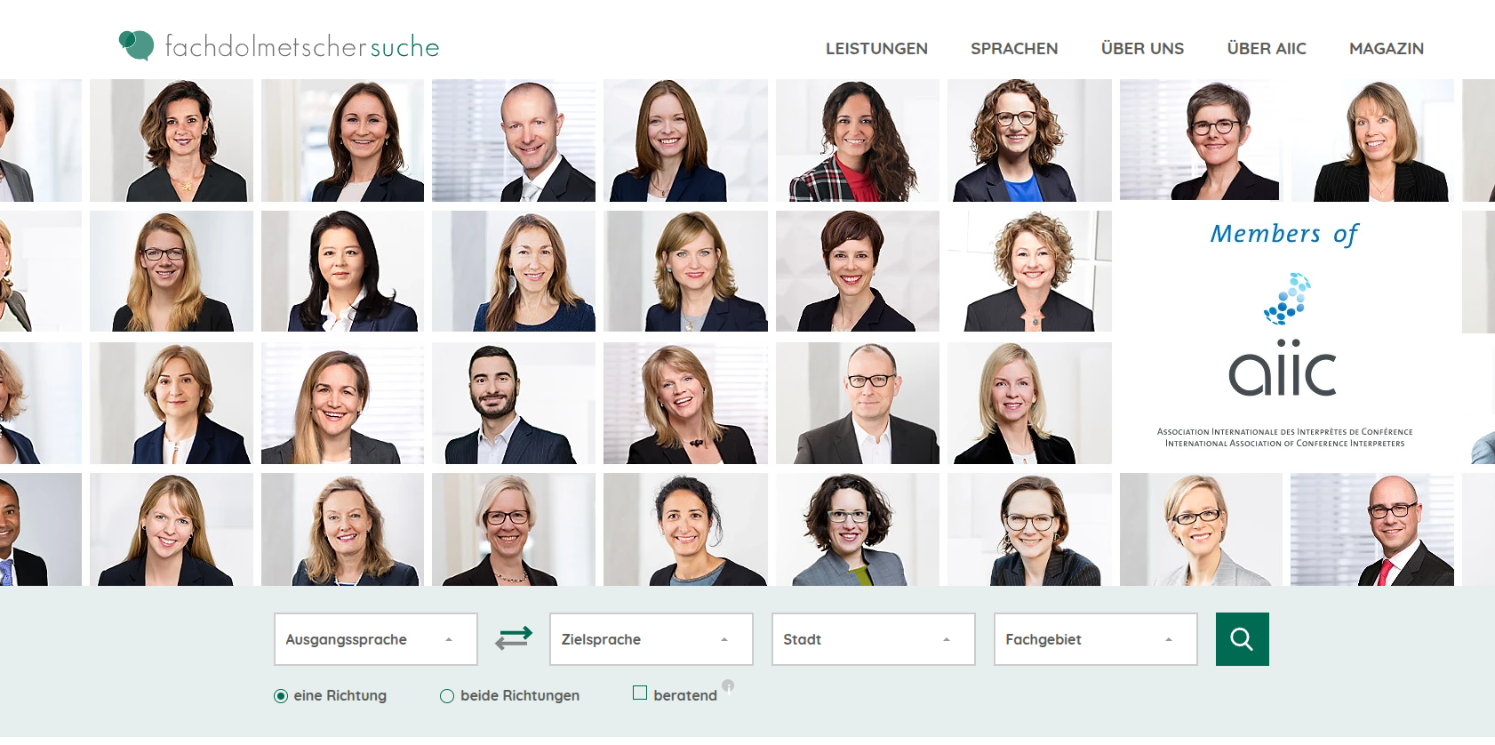 SEO für AIIC Dolmetscherverband Deutschland