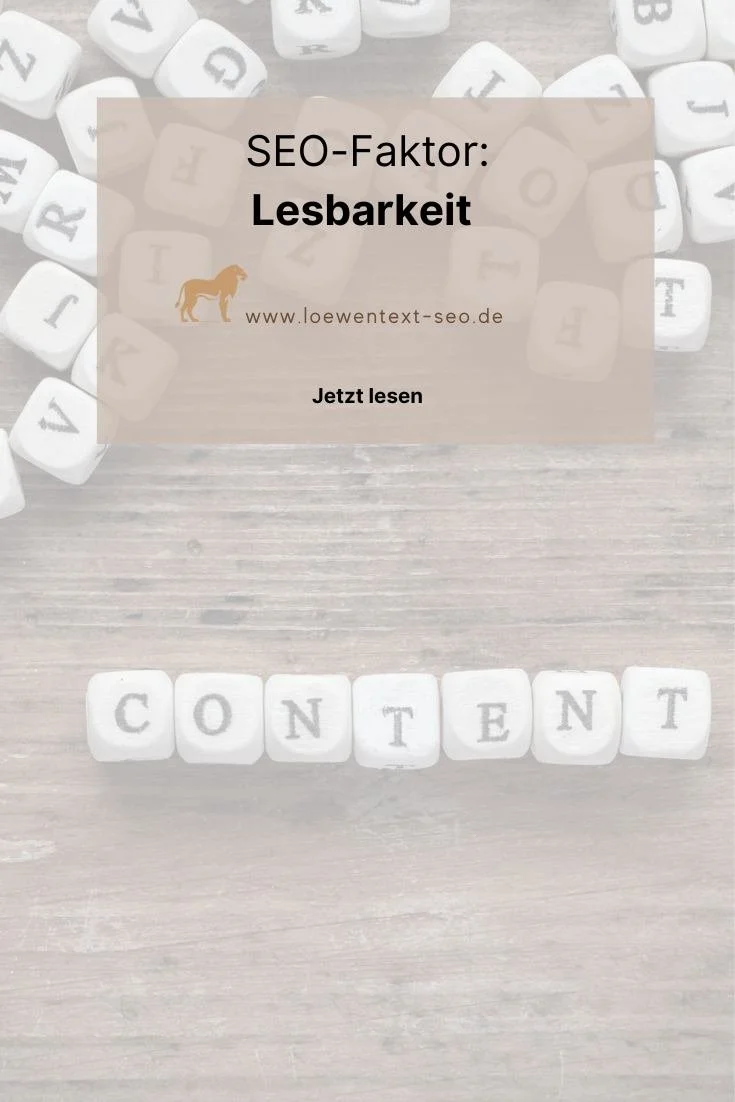 SEO-Faktor: Lesbarkeit für Top SEO-Texte