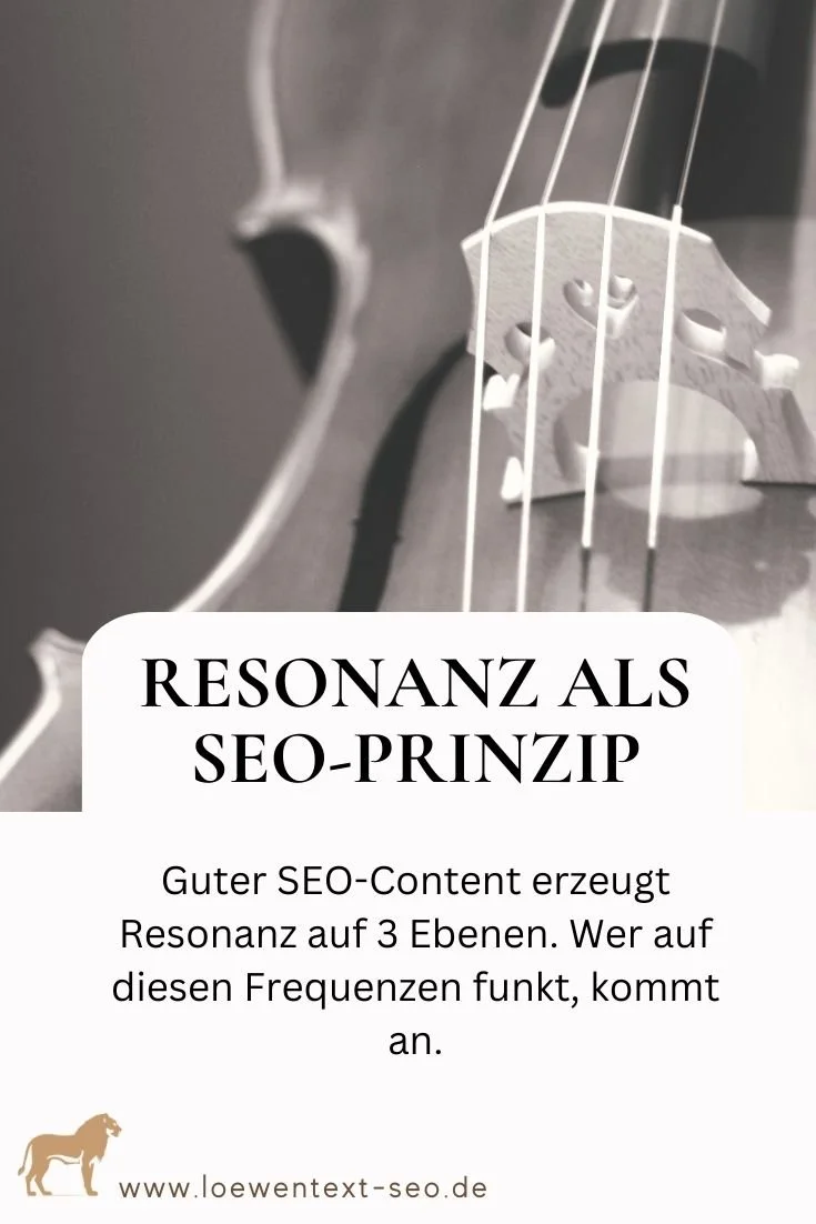 Resonanz als SEO-Prinzip: 3 Ebenen müssen schwingen