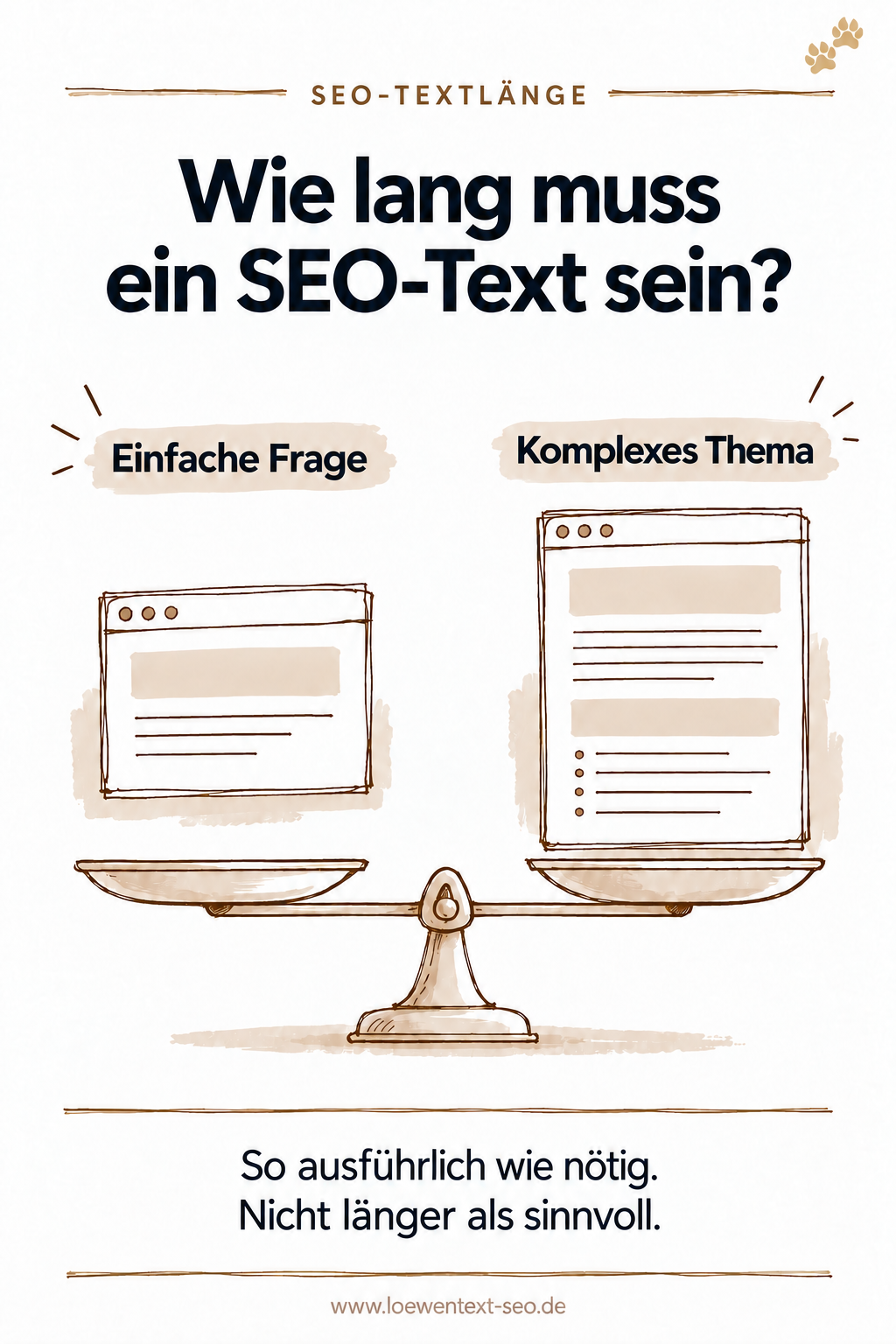 SEO-Textlänge