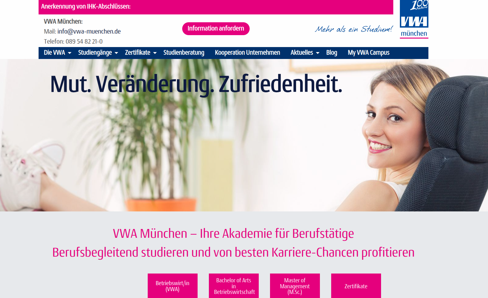 SEO Web-Texte für VWA München, Referenz Tamara Niebler