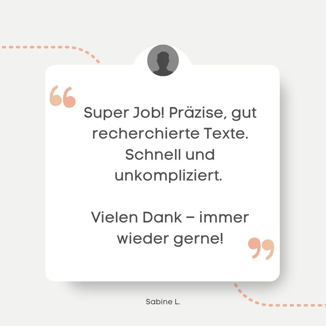 Kunden-Referenz ifp consulting für Tamara Niebler, SEO-Texterin