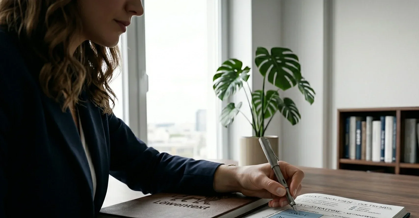 Germanistin & Philosophin Tamara Niebler in ihrem Büro