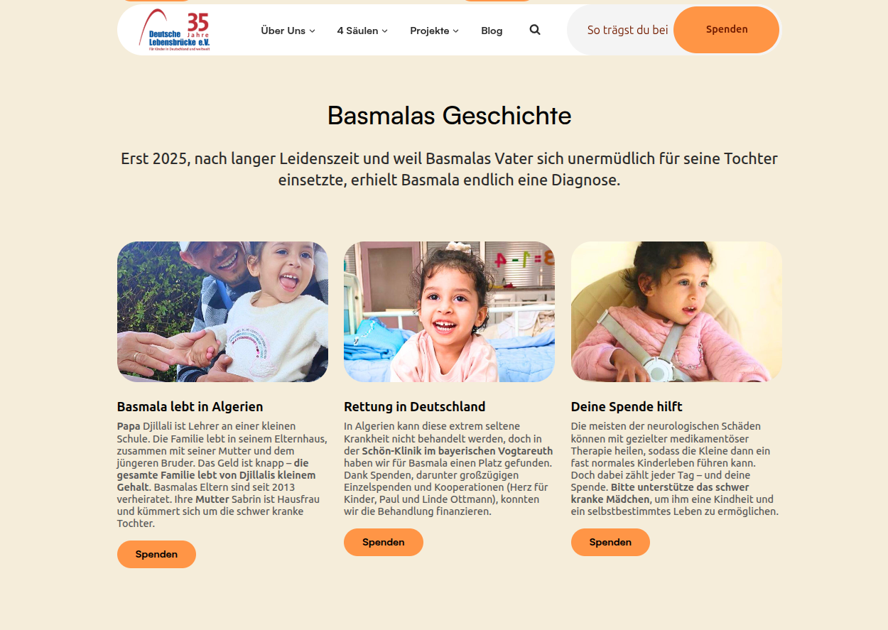 Emotionales Storytelling für Kinderhilfsprojekte