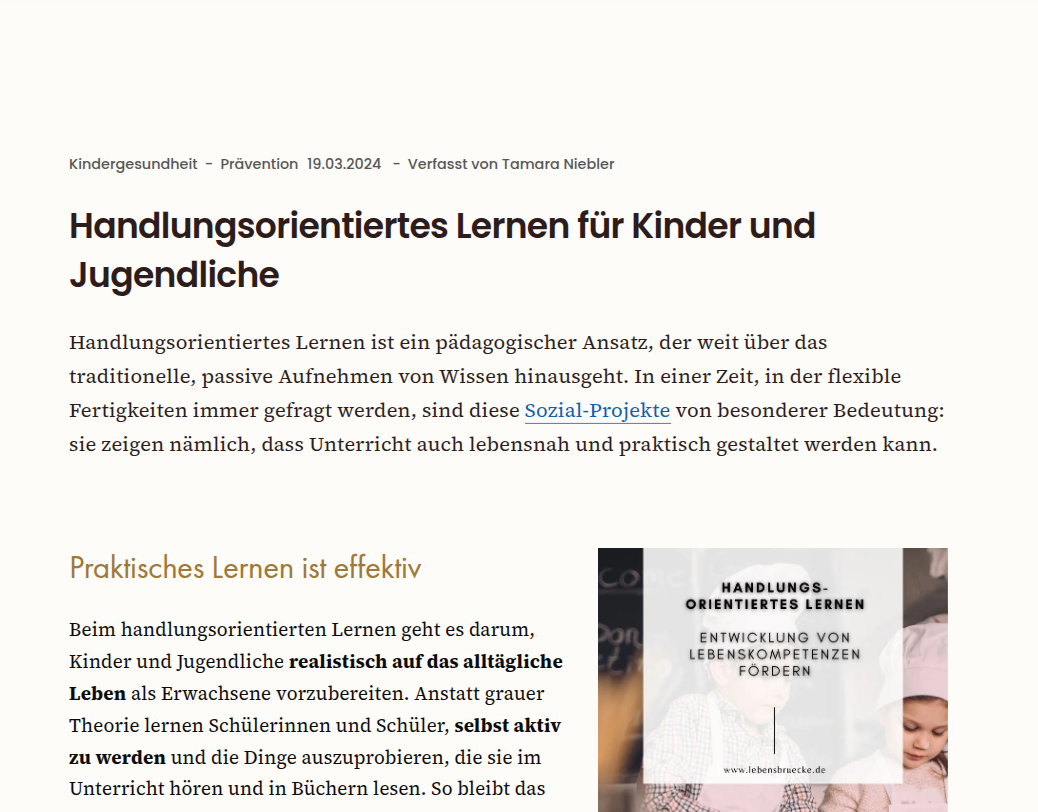 SEO-Texte zu Kinderpsychologie und Pädagogik