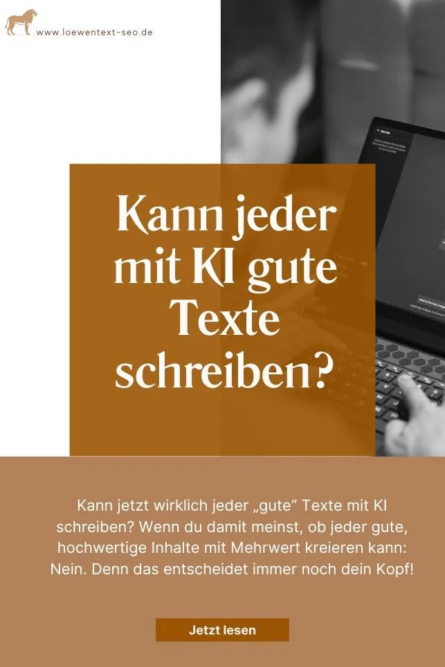 Kann jeder mit KI gute Texte schreiben?