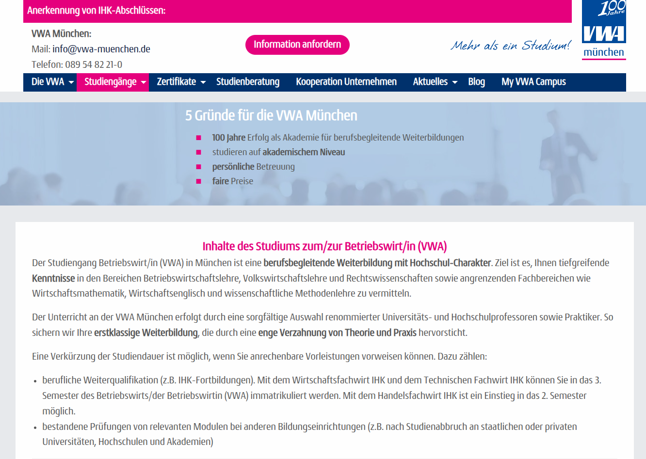 Mit einem klaren strukturierten Aufbau steigt die UX und Nutzerzufriedenheit
