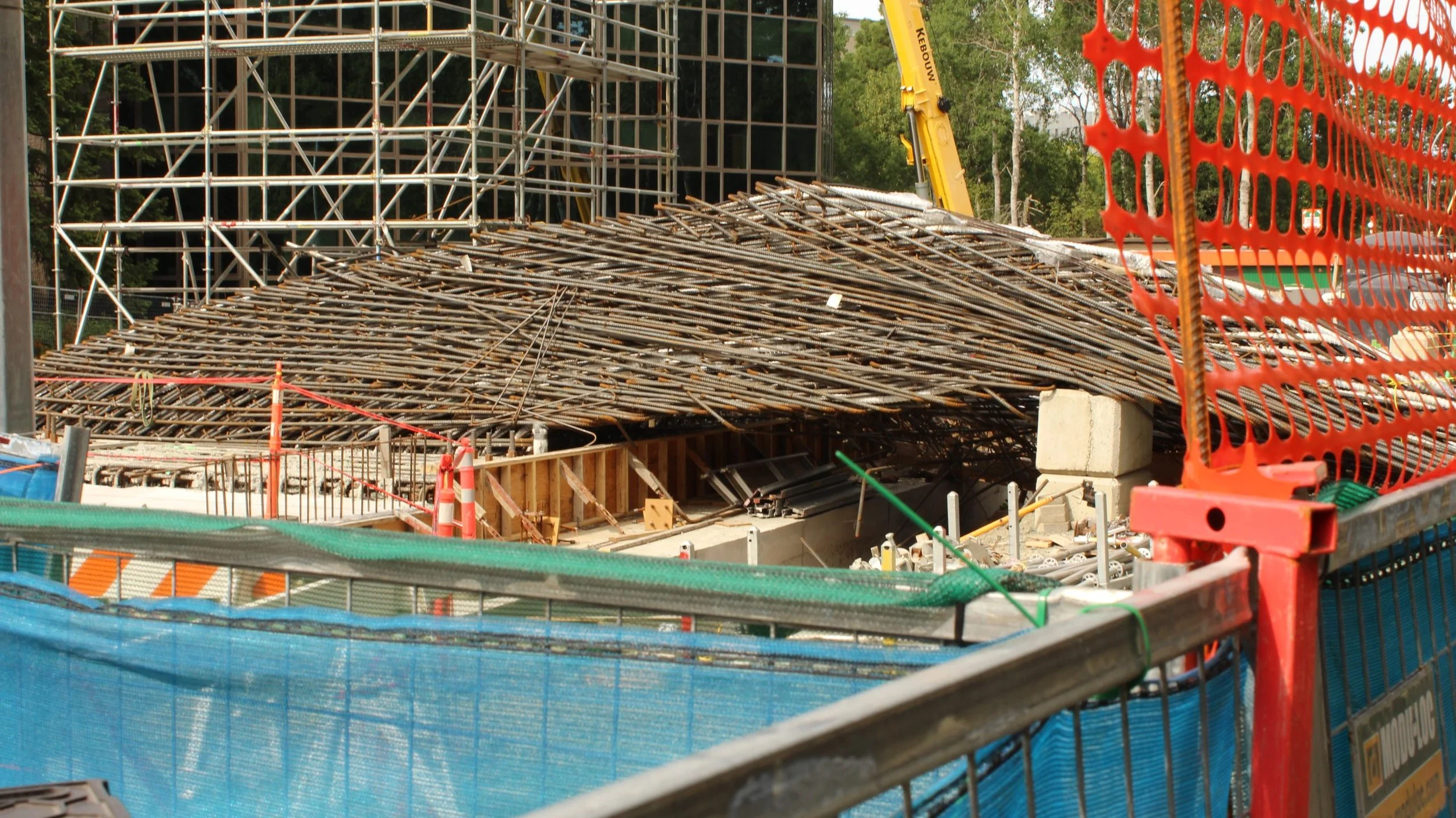 Rebar Collapse Halts Work on University’s Engineering Lab Expansion
