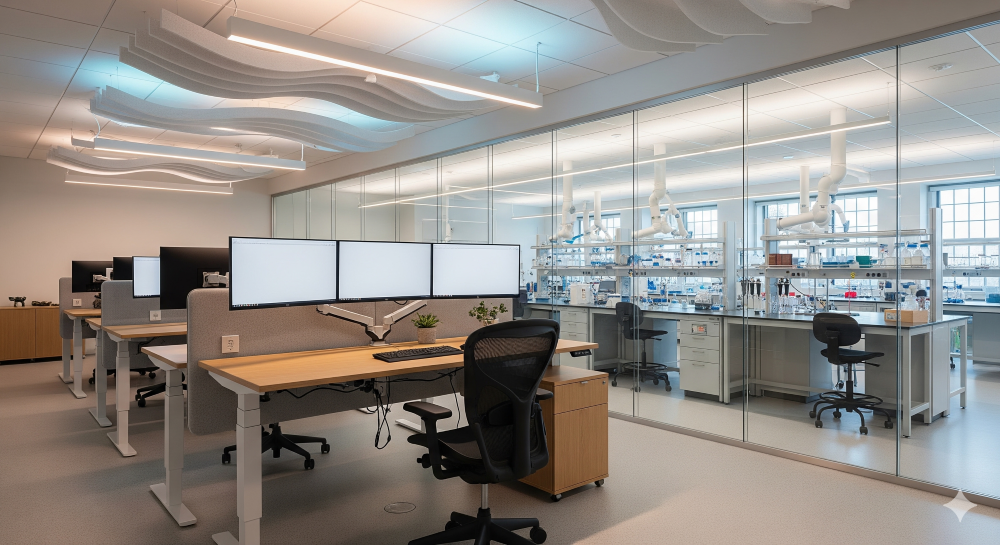 Ergonomics for Coding: Lighting &amp; Acoustics in the Hybrid Lab