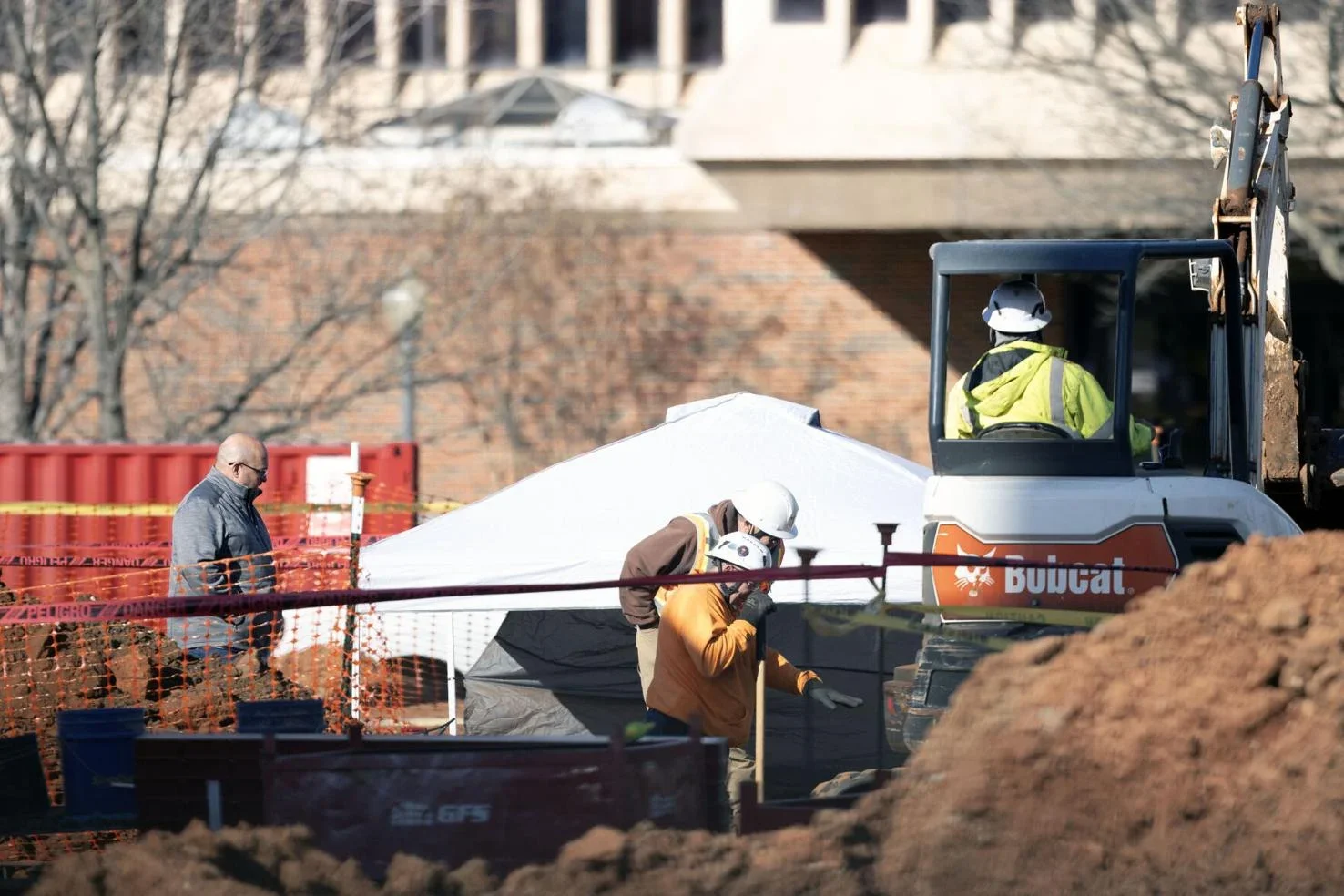 Lab Building Construction Halted After Human Remains Discovered