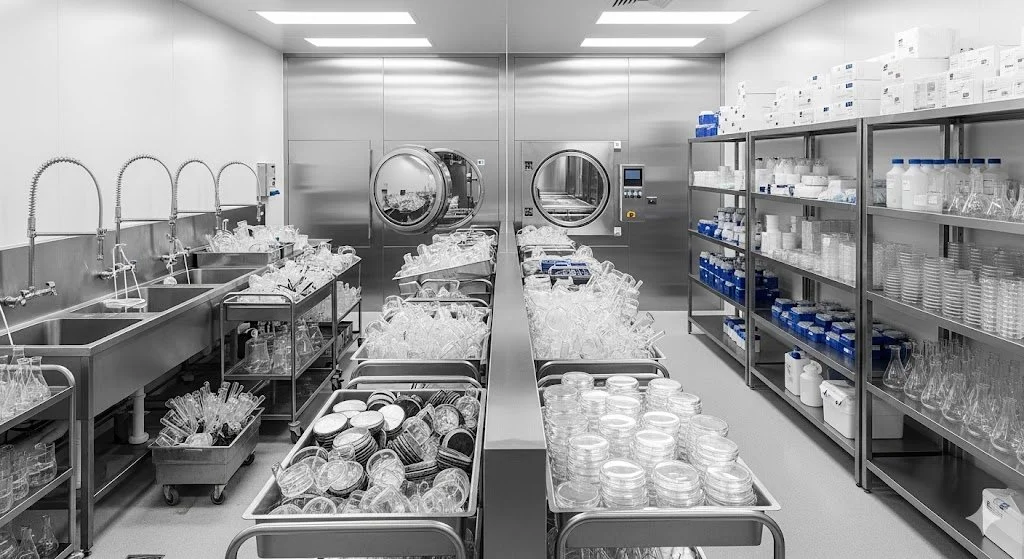 Glasswash &amp; Autoclave Logistics: The Dirty-to-Clean Flow