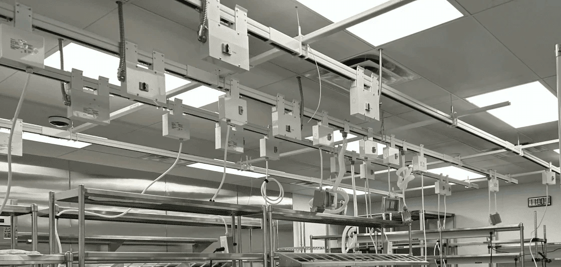 Designing Flexible Laboratories with Overhead Power Distribution