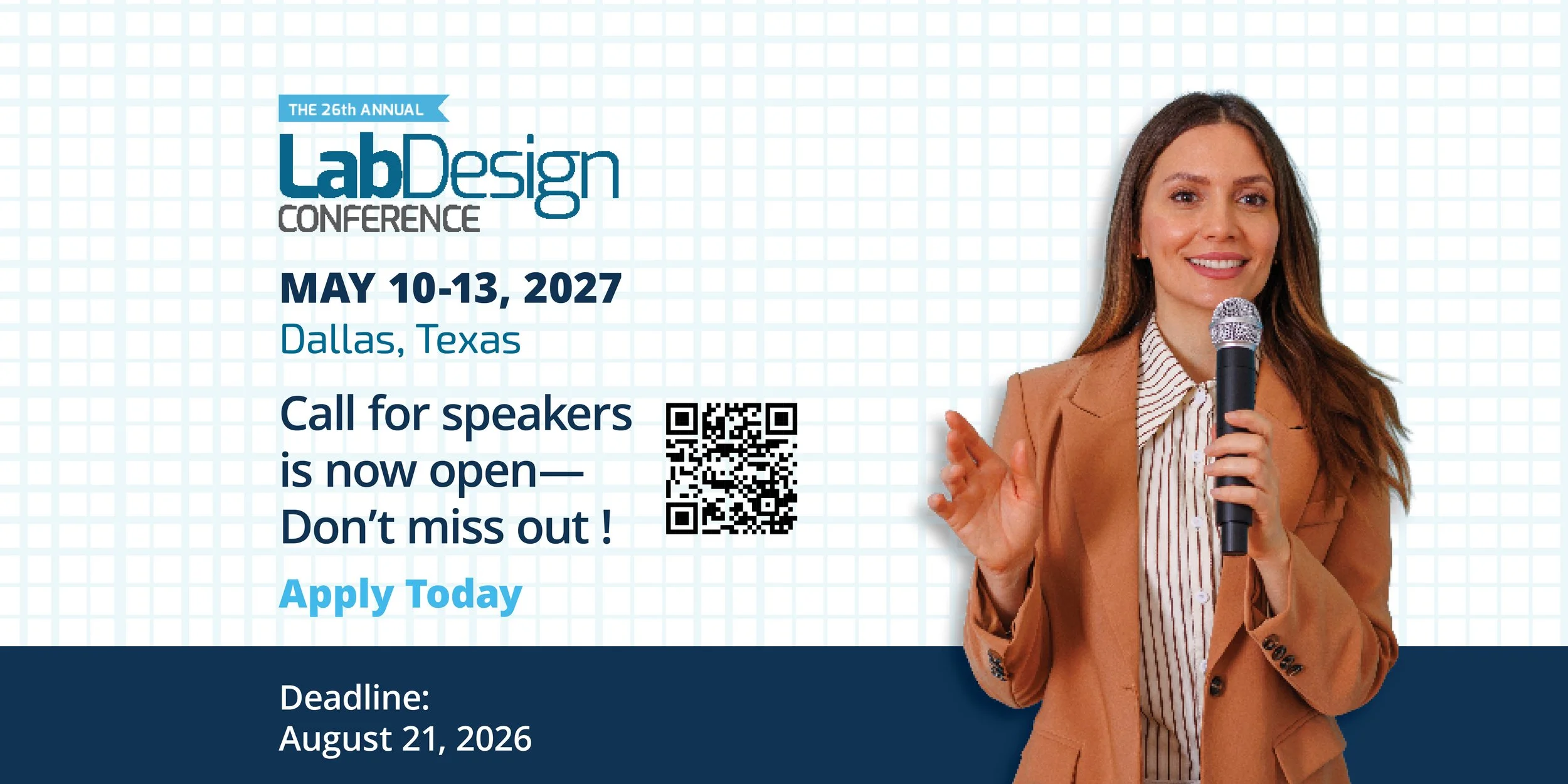 Deadline Approaching: Share Your Lessons Learned at the 2027 Lab Design Conference