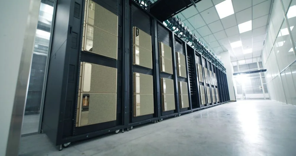 Laboratory server room showing the BioHive-2