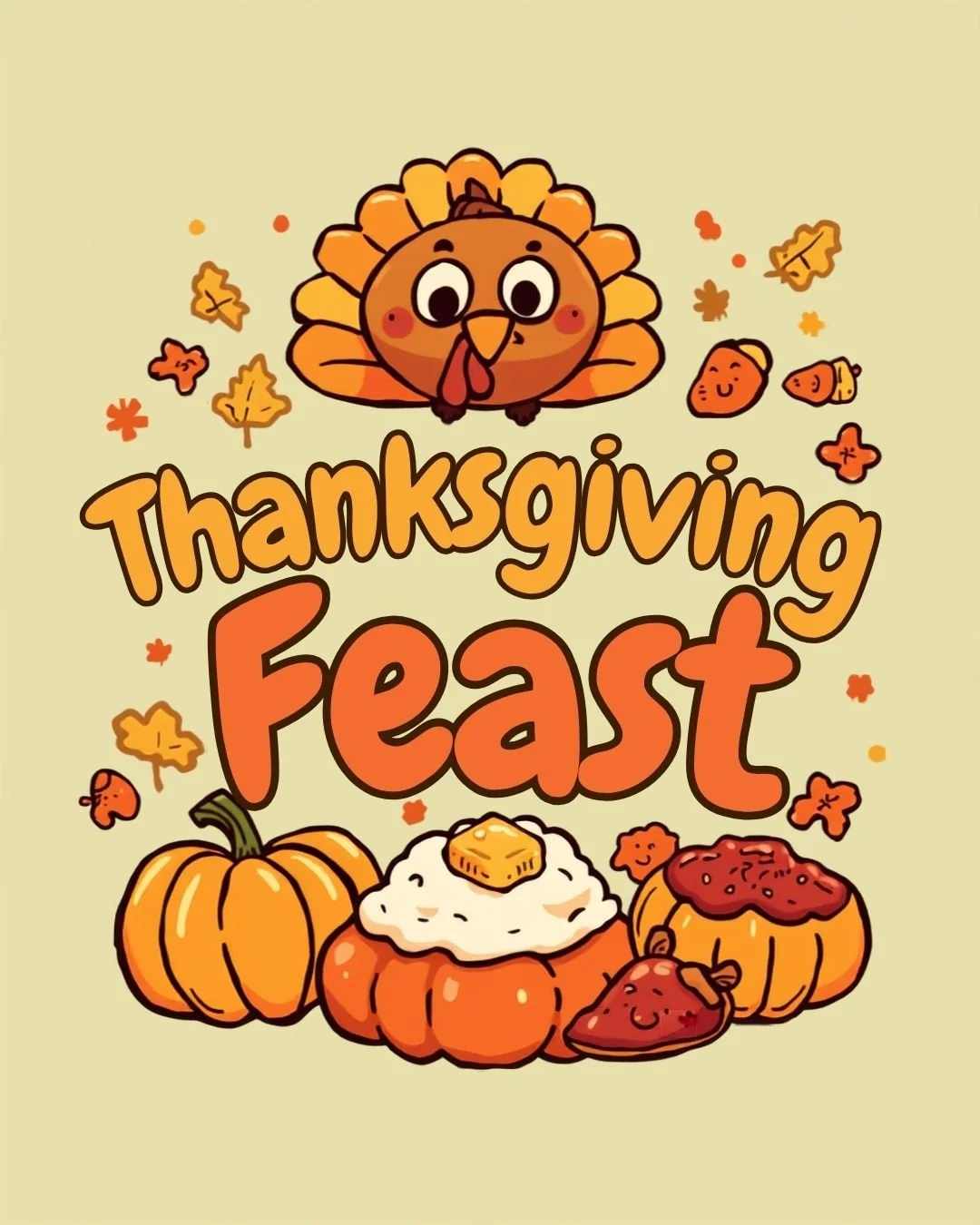 Thanksgiving Feast (4YO Classes - Contact teacher for more information)