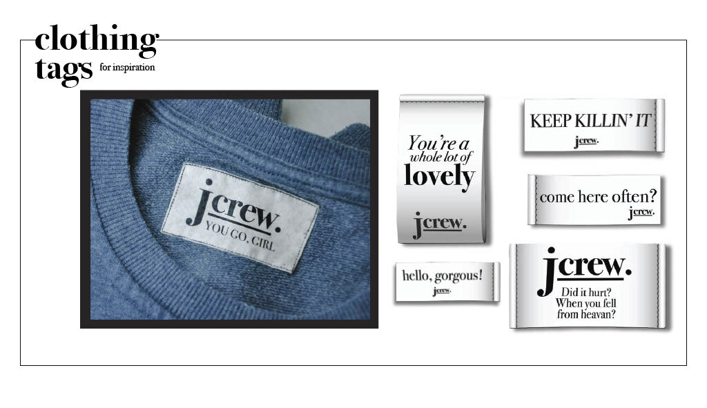 Clothing tag idea