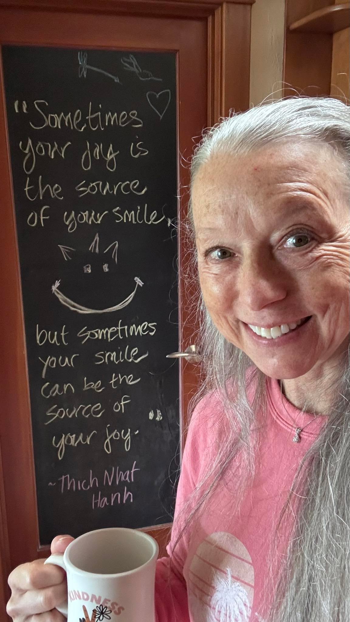 The ☕️Coffee with Portia series 2026:

🫶🧚&zwj;♂️🫶🌻🫶

&ldquo;Sometimes your joy is the source of your smile, but sometimes your smile can be the source of your joy.&rdquo;

~Thich Nhat Hanh

💜❤️🧡💚💙

#pilatesillustrated #grateful #livelovelife