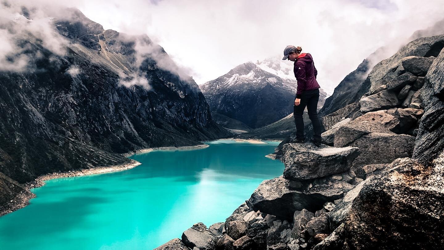 It was over three years ago, but I still remember it like it was yesterday. Perched on the rocks looking down at the milky aqua lake mirroring the snow capped peaks. The wind billowing up from below, lifting my chest and creating a sense I imagine on