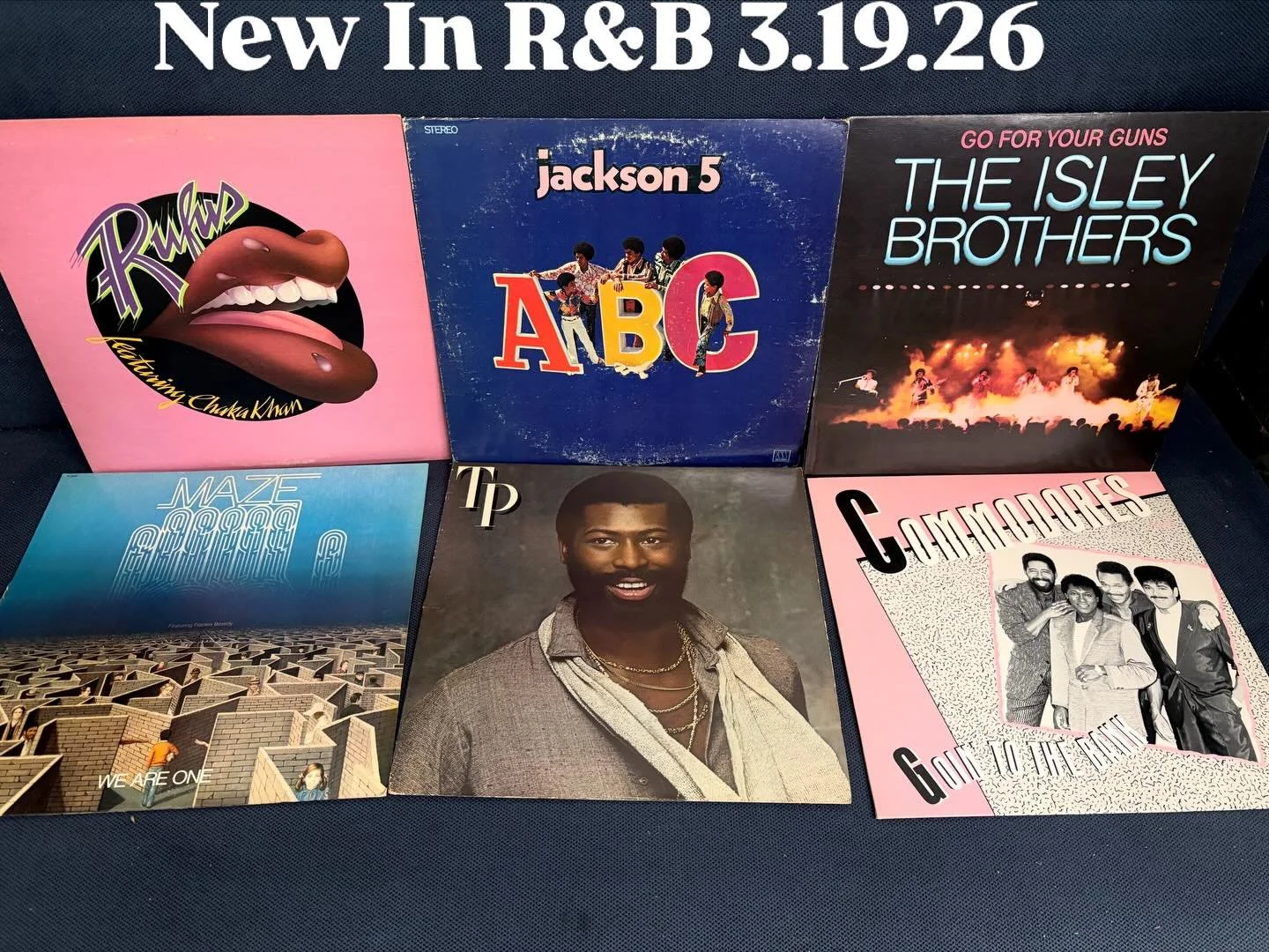 Just In R &amp; B. Solid lot. Most well played . Here til sold. #rhythmandblues #soulmusic #jackson5 #vinyl