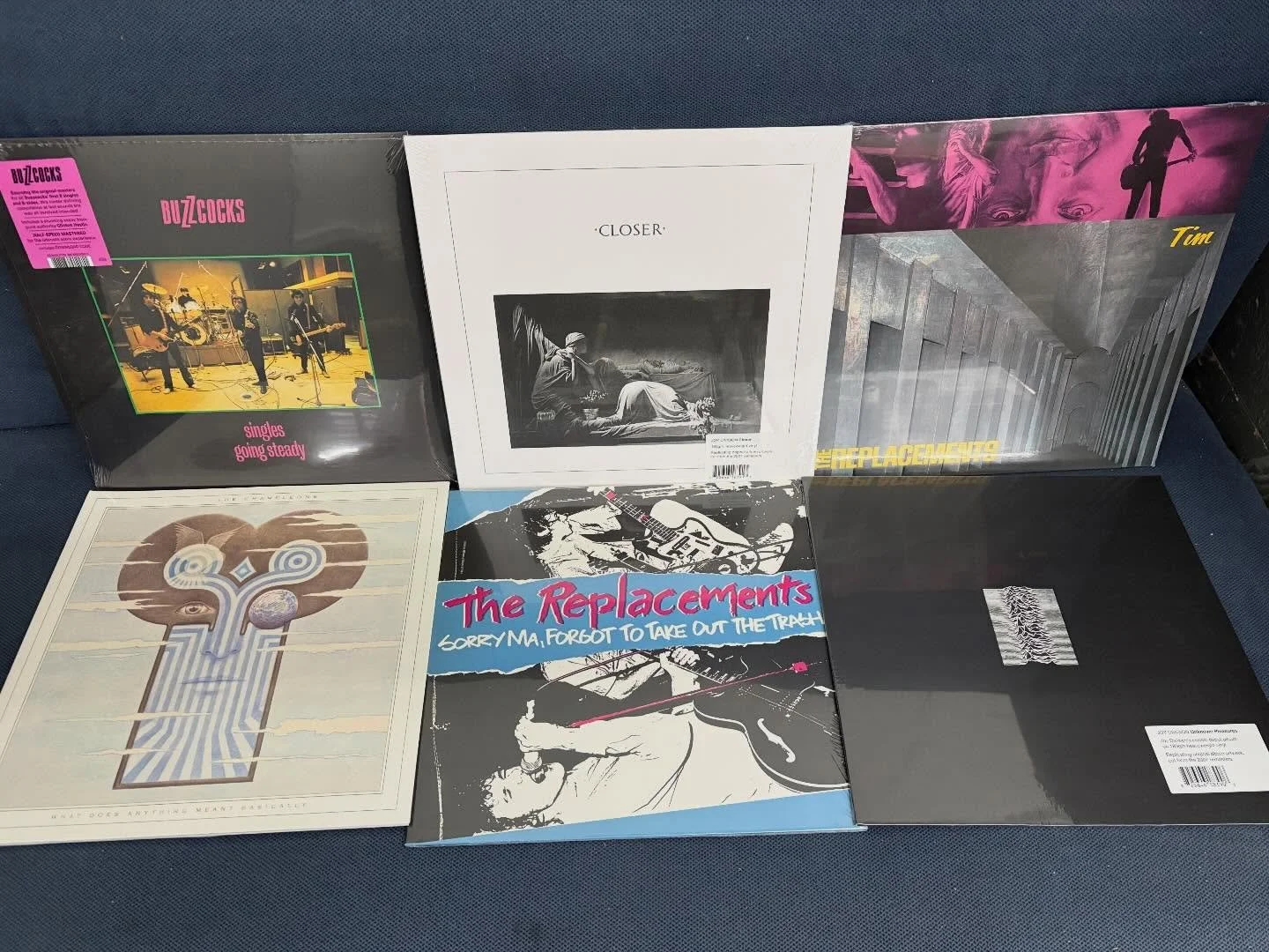 New In 3/18/26 Records you might want. All newer reissues. #vinylcommunity #vinyllove #joydivision #thereplacements