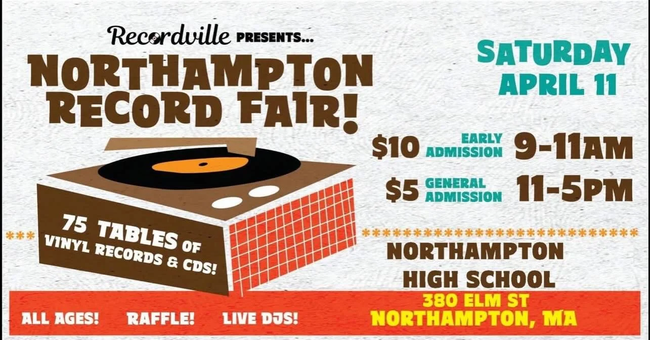 We&rsquo;ll be on the road Saturday setting up at the @recordville Northampton Record Fair. Come on out and support the local #vinylcommunity Great time ! #vinylrecords #recordfair