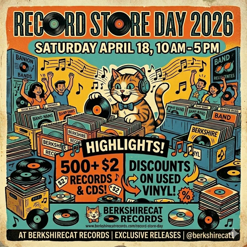 We had a great time at the Northampton Record Fair over the weekend. Now we're looking forward to Record Store Day 2026 this Saturday April 18, 2026! Doors will open at 10am. Use the EAST Entrance to the @thestationeryfactory - Flansburg Ave. Side of