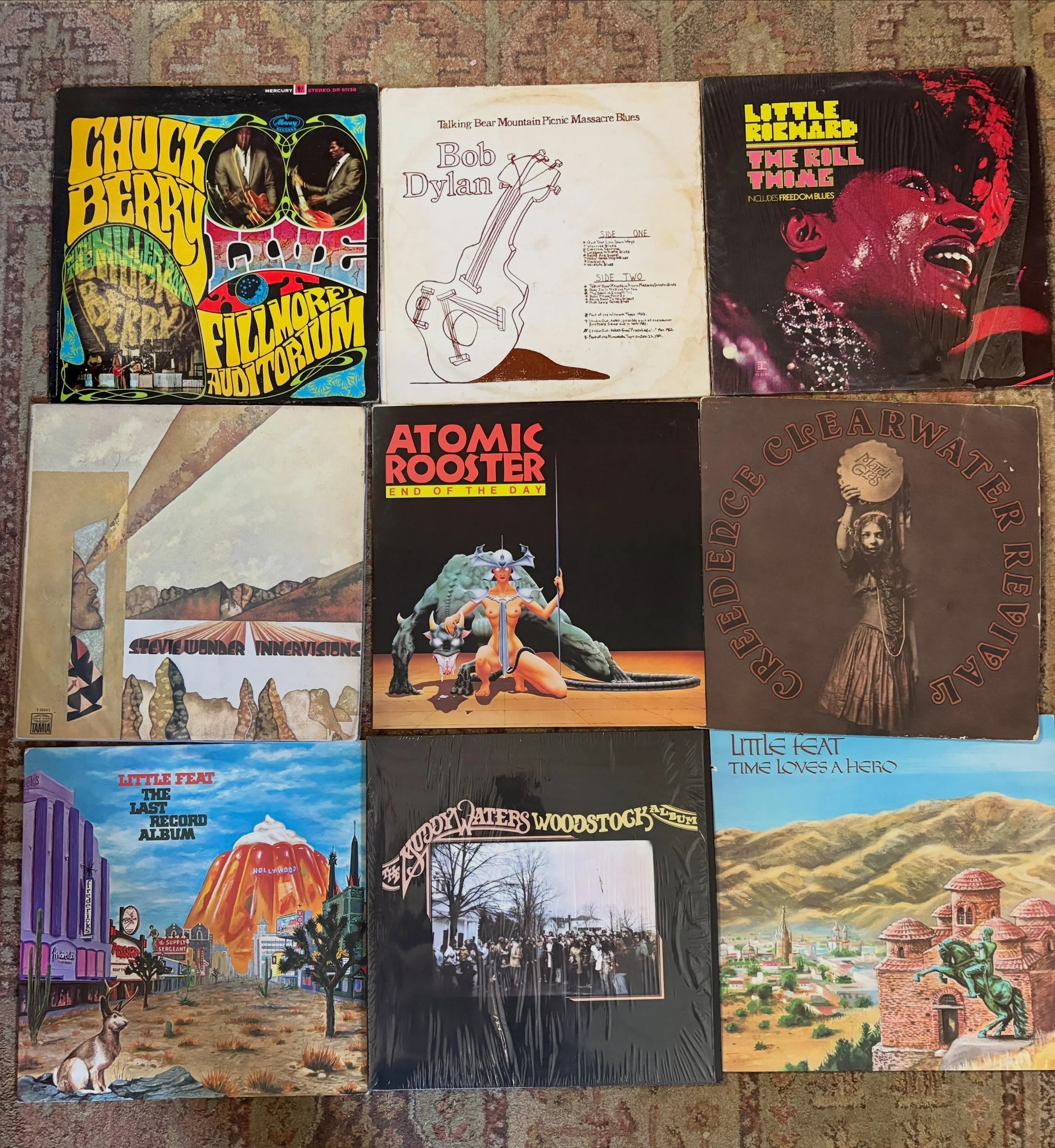 More Used Ins for your browsing pleasure- including a rare Dylan Unofficial Release. #soulvinyl #littlefeat #bobdylan