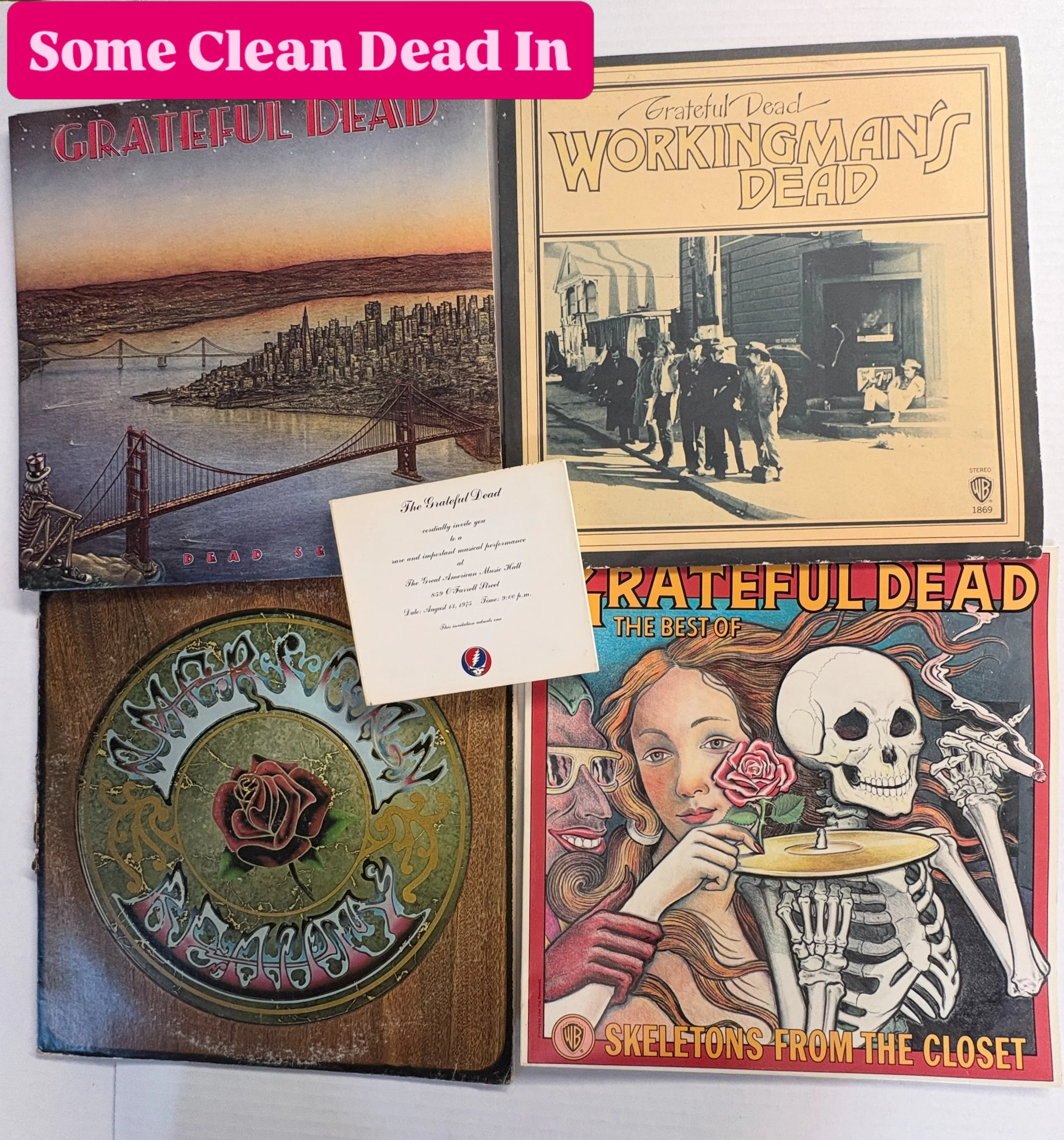 Some clean Grateful Dead Records and CDs in #gratefuldead #vinyl #recordstore  #intheberkshires