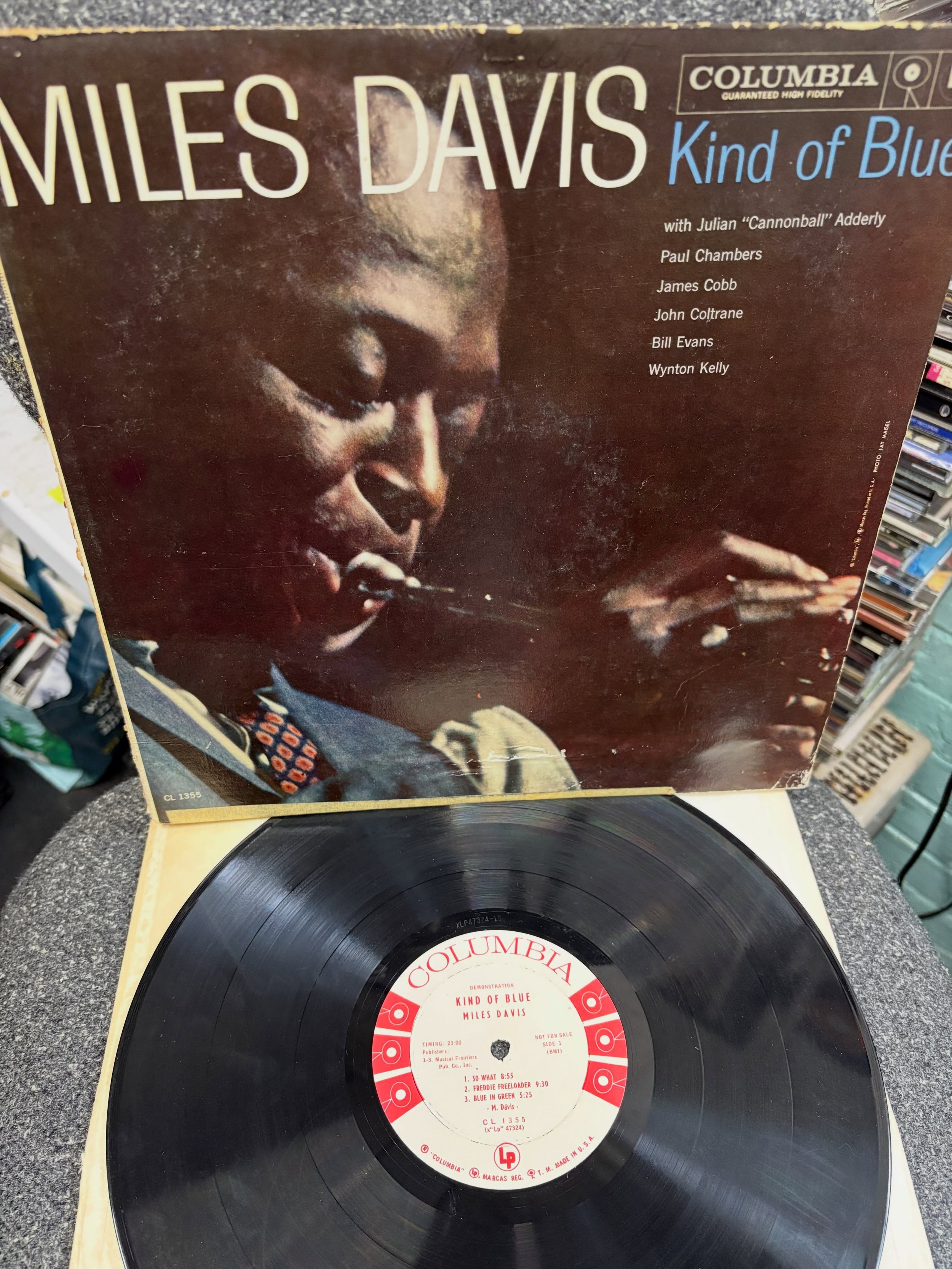 Miles Davis - Kind of Blue 1959 Promo. &lsquo;4&rsquo; Cover. PM with interest.  #jazz #vinylcollector #milesdavis #kindofblue