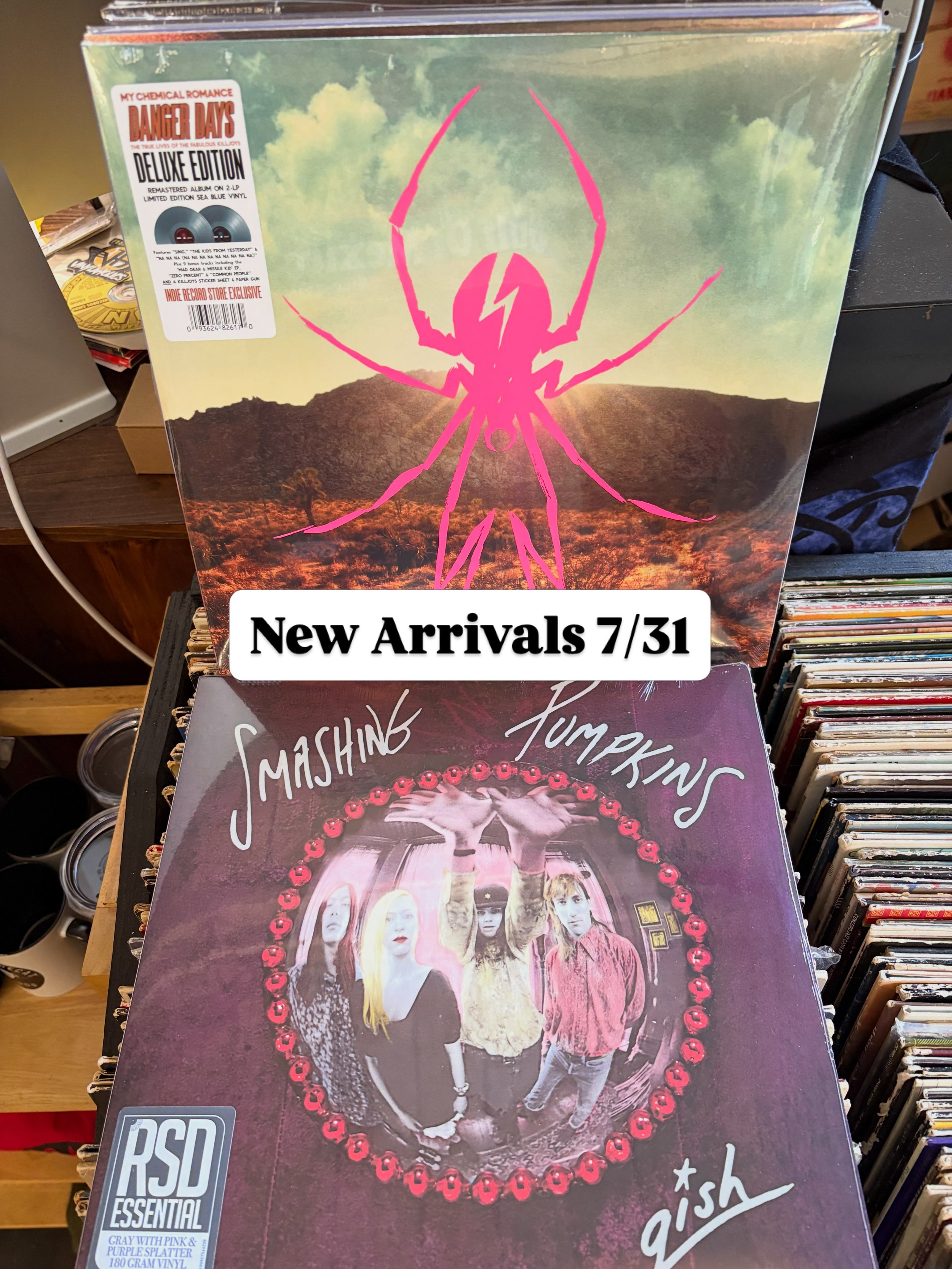 New #Vinyl additions 7/31 #lanadelray #jackwhite #smashingpumpkins #tylerthecreator