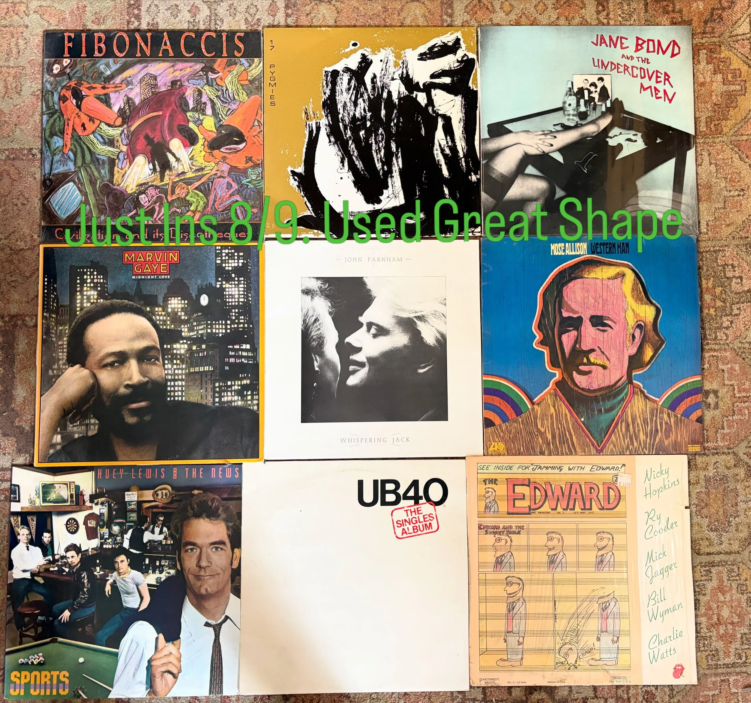 Just In Used - multi genre Great Shape #vinyl #indierock #vinylcommunity #recordstore #berkshires