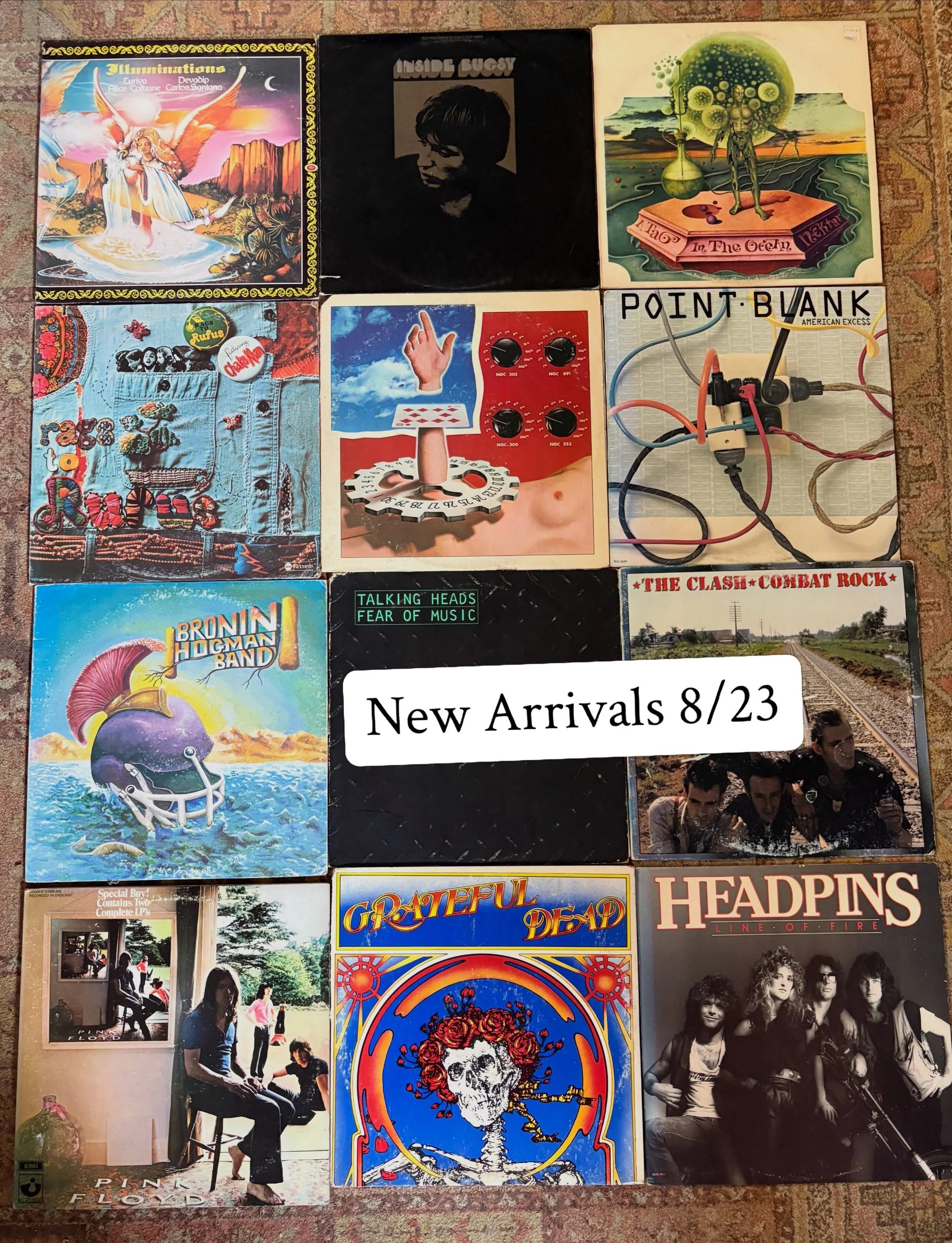 New Arrival Used Ins 8/23. Good mix.. more like them. Might be some warpage here. PM to claim. #vinyl #progrock #psychrock #rockmusic