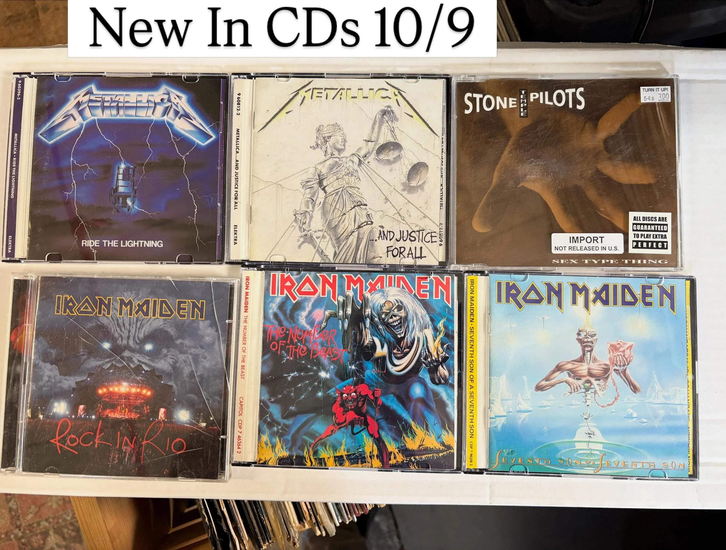 New In (Mostly) Metal CDs 10/9/26
Have a great weekend and enjoy the Foliage 🍁 #cds #heavymetal