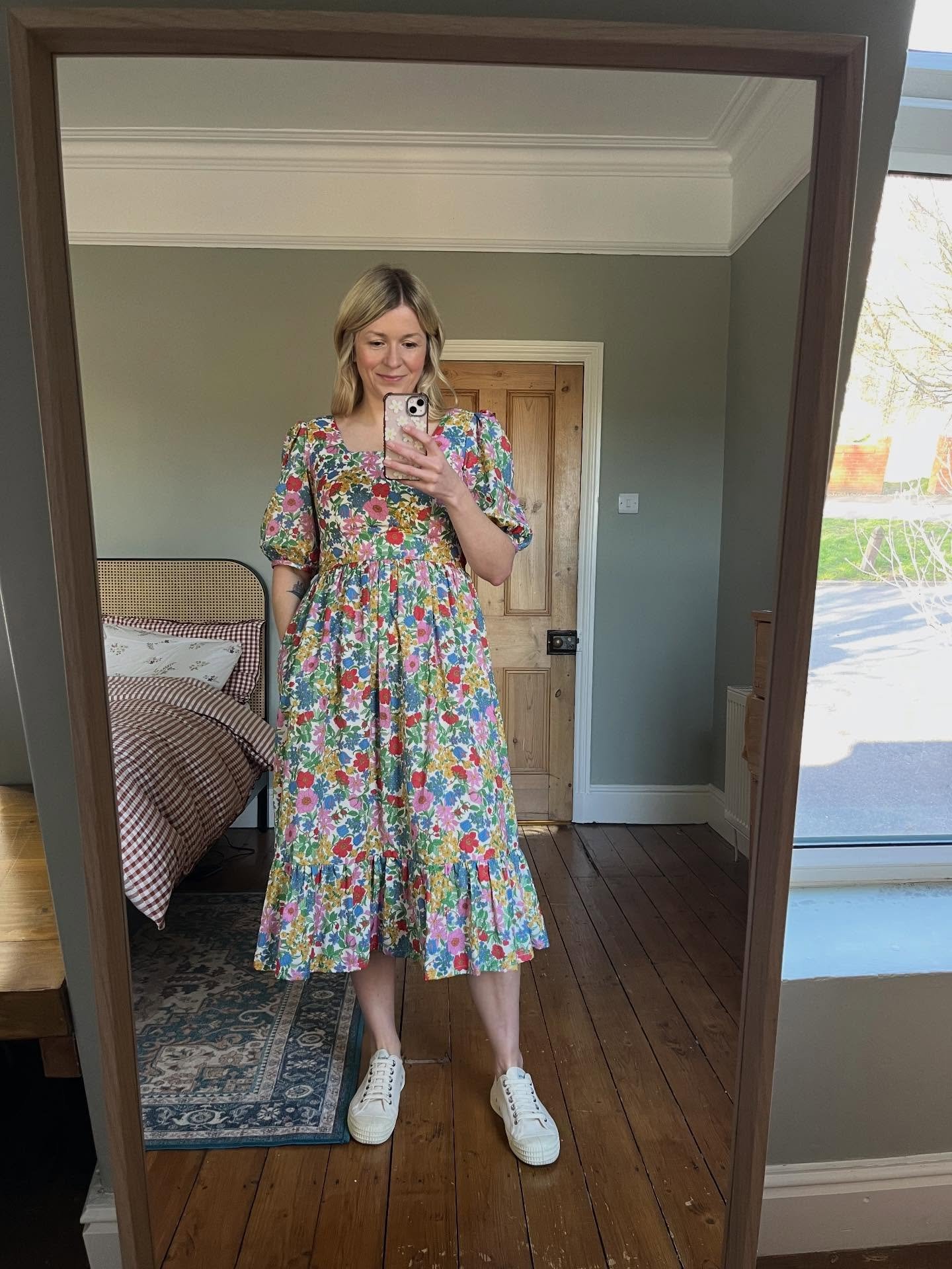 Well, what a lovely month this is turning out to be!
I always look forward to March, the charge of season, birthday month in our house, working on new dresses and launching my spring collection.

&bull; took the new Patsy dress for a spin
&bull; birt