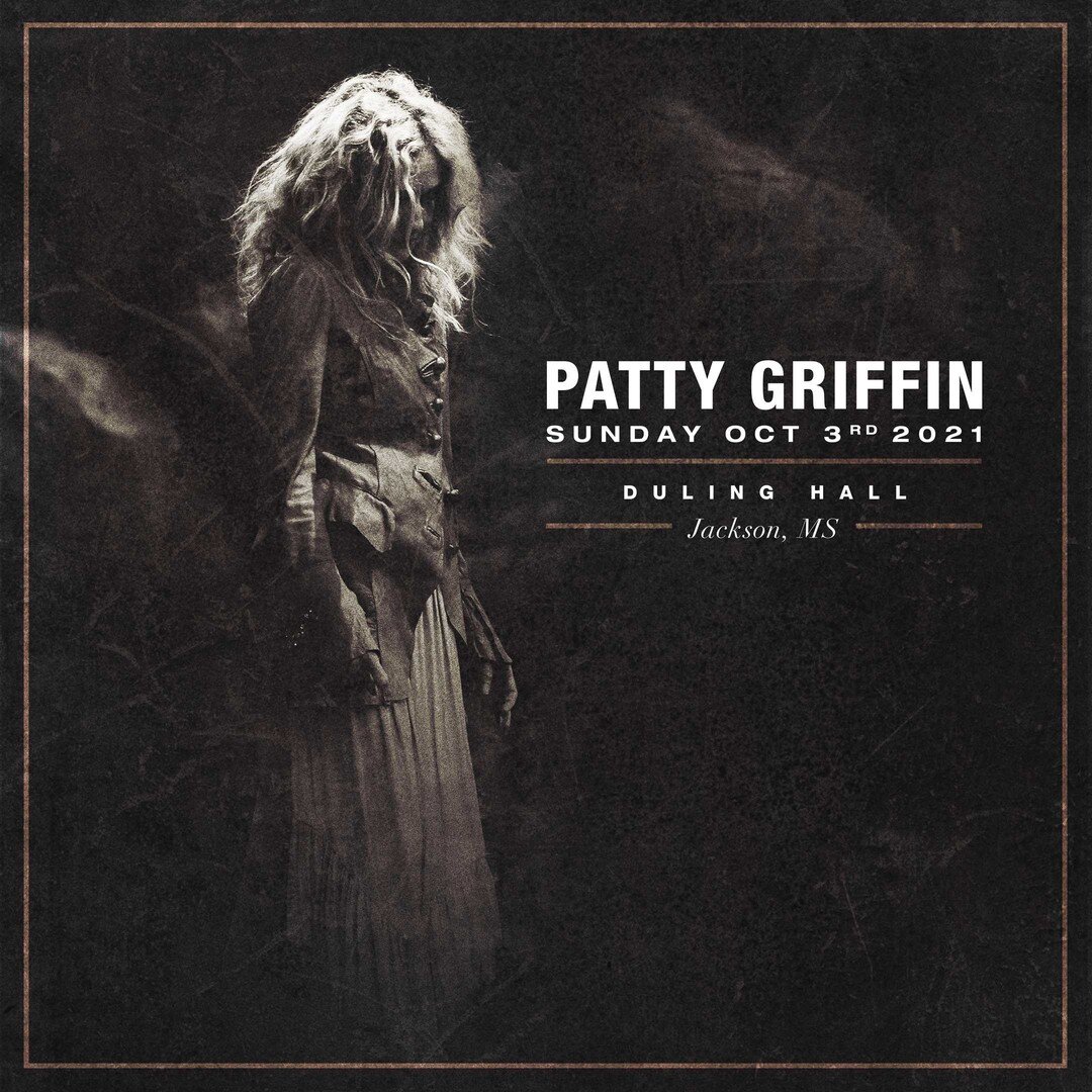 NEW SHOW ✨ We are incredibly excited to welcome @pattygmusic back to @dulinghall on Sunday, October 3rd!

Patty Griffin is among the most consequential singer-songwriters of her generation, a quintessentially American artist whose wide-ranging canon 