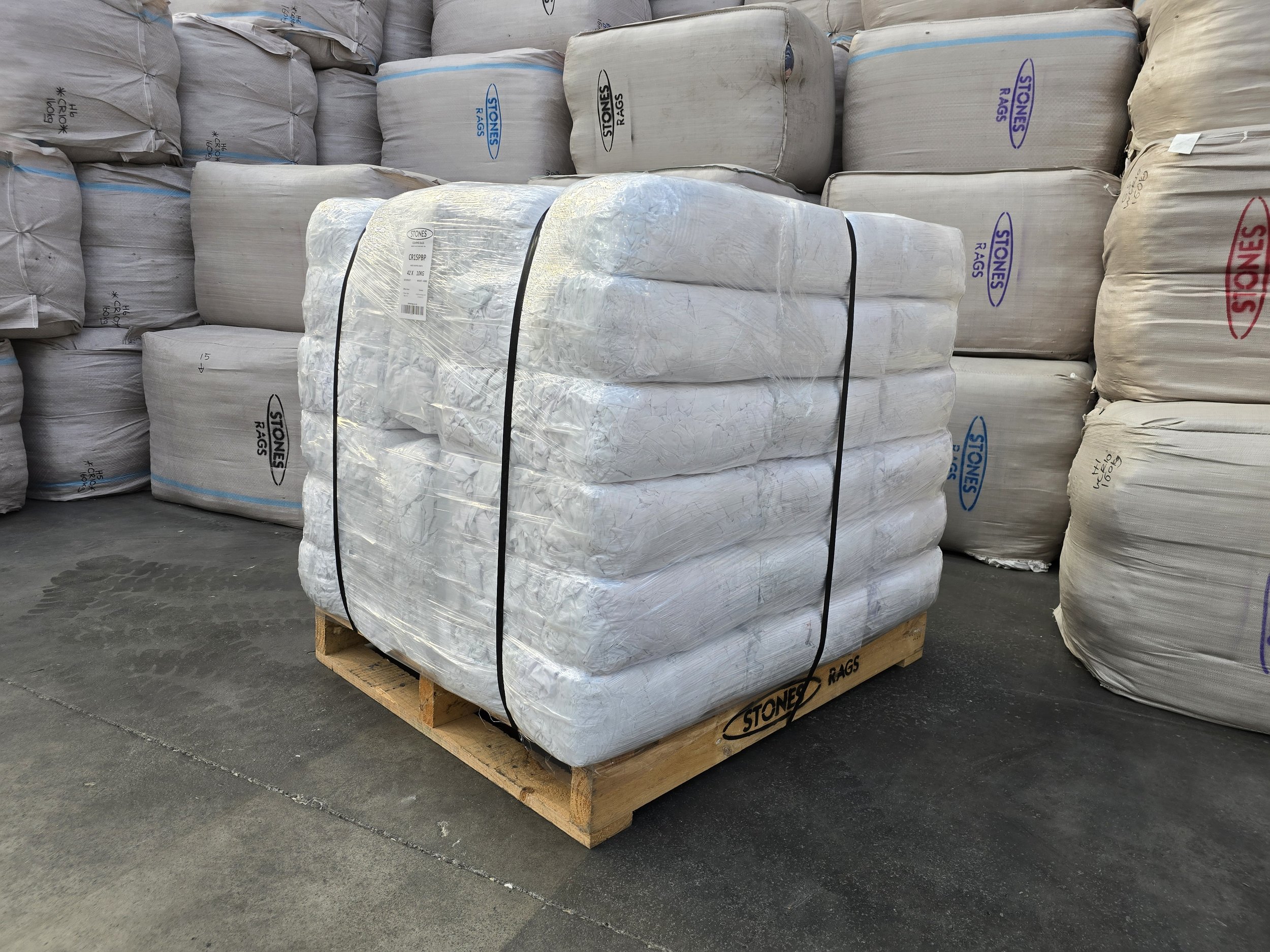 Hospital White Sheets 10kg- Pallet of 42 Bags (Free Delivery)