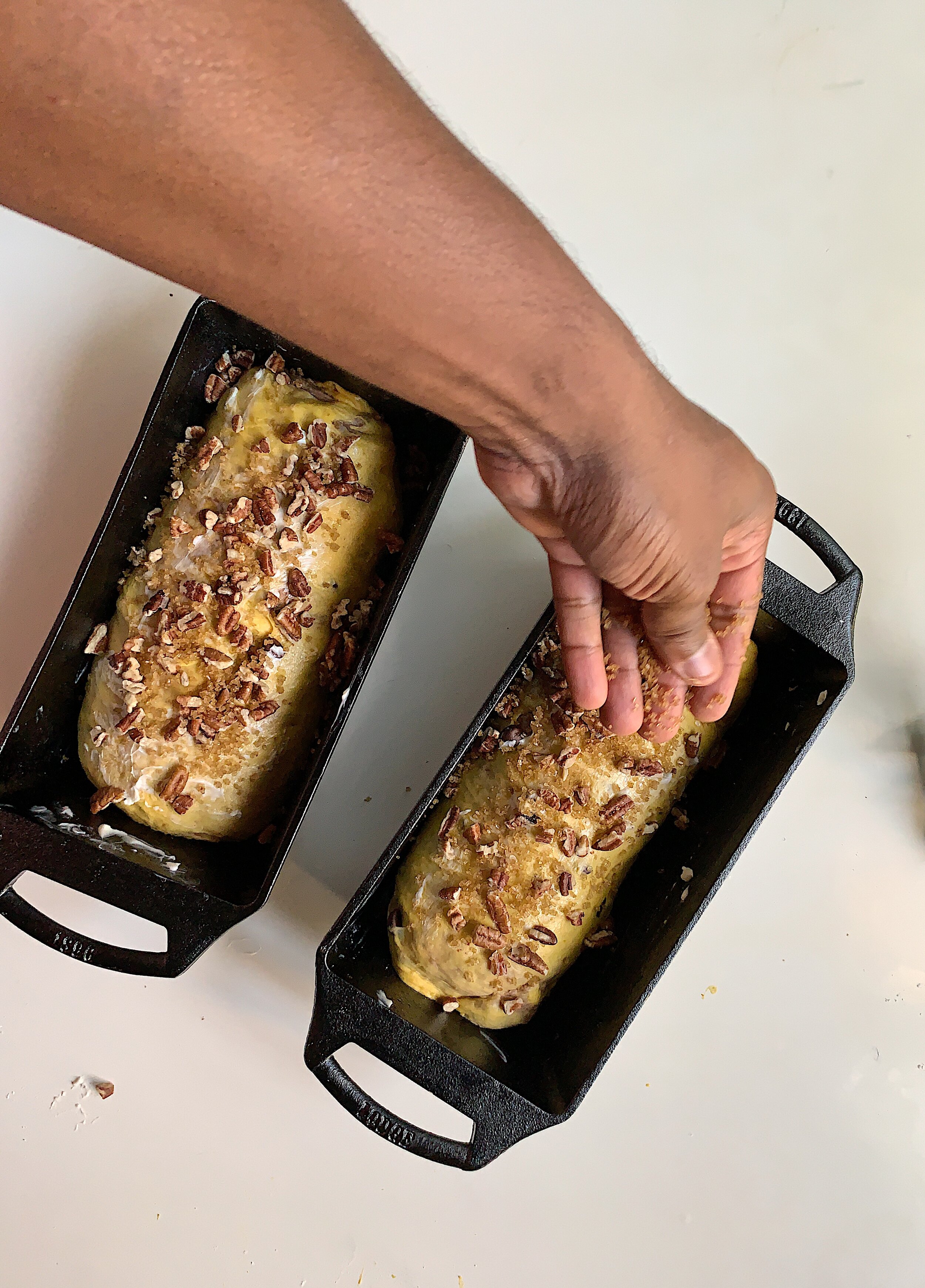 RECIPE  Pumpkin and Chocolate Sourdough Loaf baked in Lodge Cast Iron Loaf  Pan — Artisan Bryan