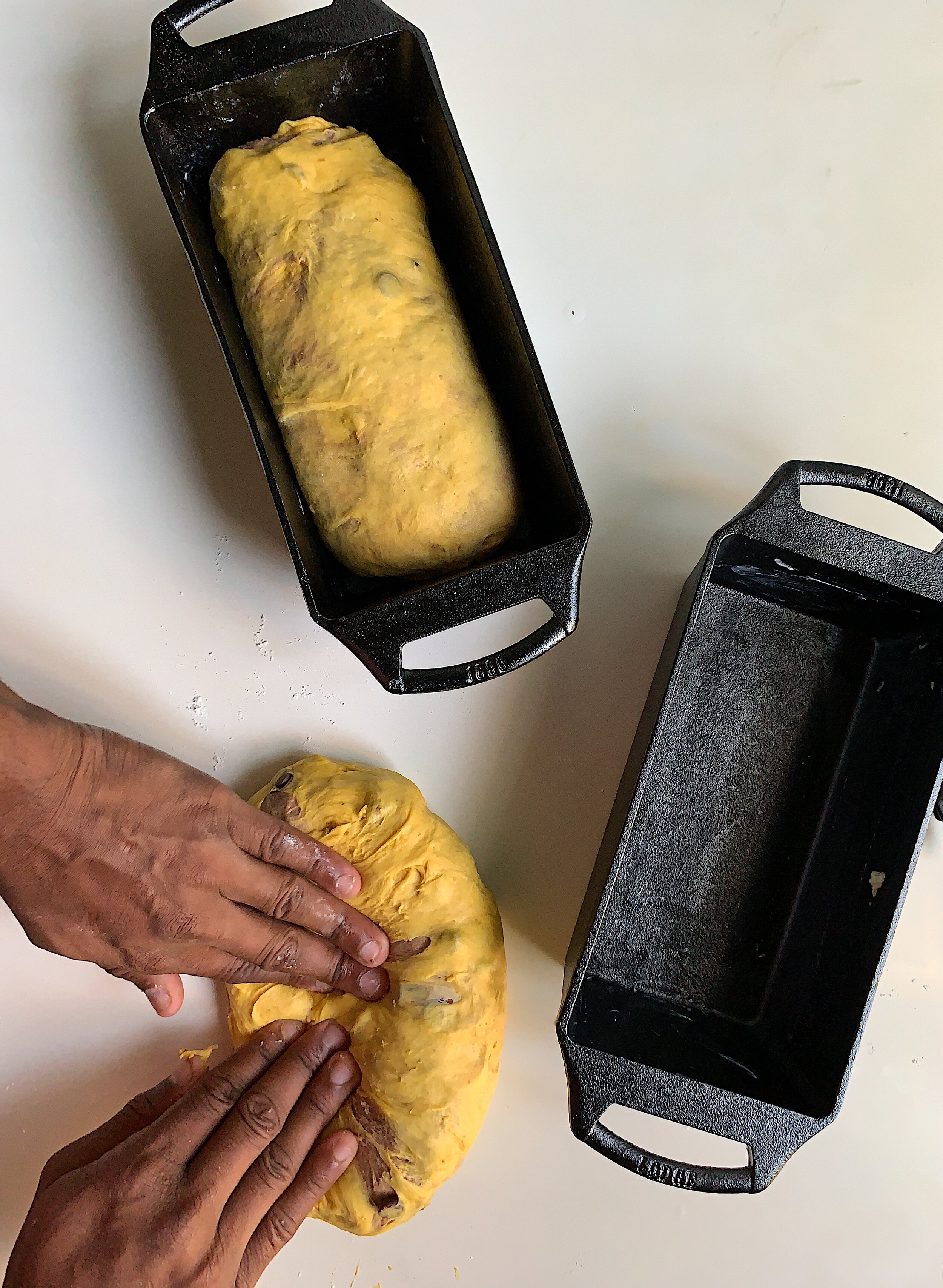 RECIPE  Pumpkin and Chocolate Sourdough Loaf baked in Lodge Cast Iron Loaf  Pan — Artisan Bryan