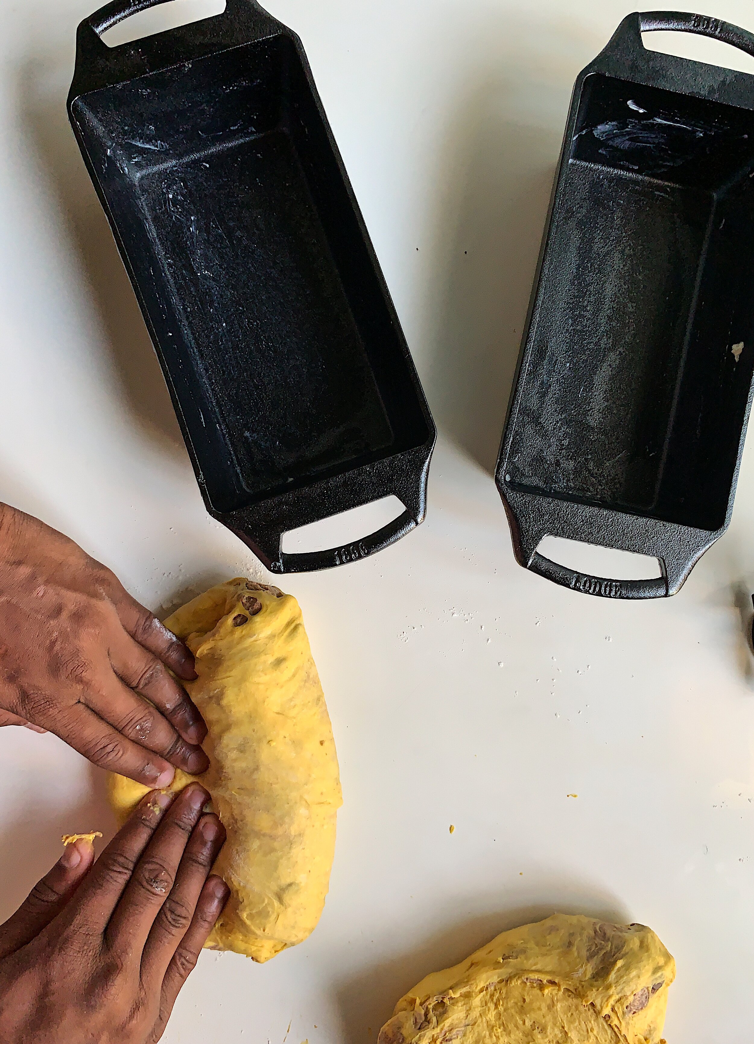 RECIPE  Pumpkin and Chocolate Sourdough Loaf baked in Lodge Cast Iron Loaf  Pan — Artisan Bryan