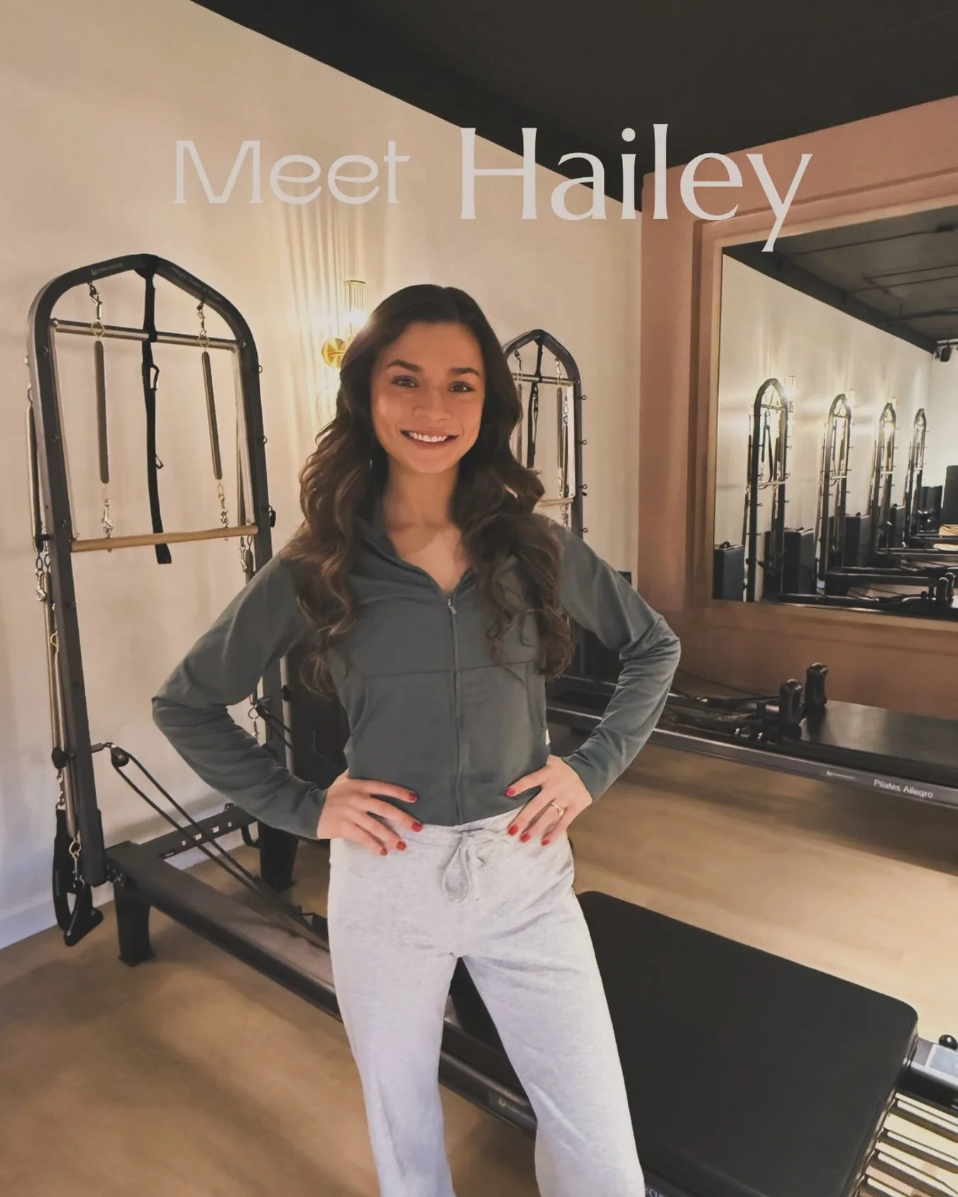 MEET HAILEY ✨

With Hailey, you can expect athletic, intentional movement that challenges you in all the right ways. Backed by a 15-year background in competitive gymnastics and coaching, her classes are thoughtfully programmed to build strength, ref