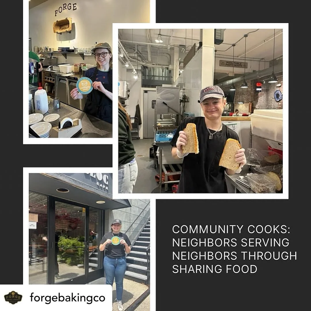This Giving Tuesday we give thanks for our incredible partners and supporters at @forgebakingco @blocsomerville  @diesel_cafe &mdash; and also @pageandleafcafe  and @parkbagelry! You are truly rocks of generosity, service and community. Thank you for
