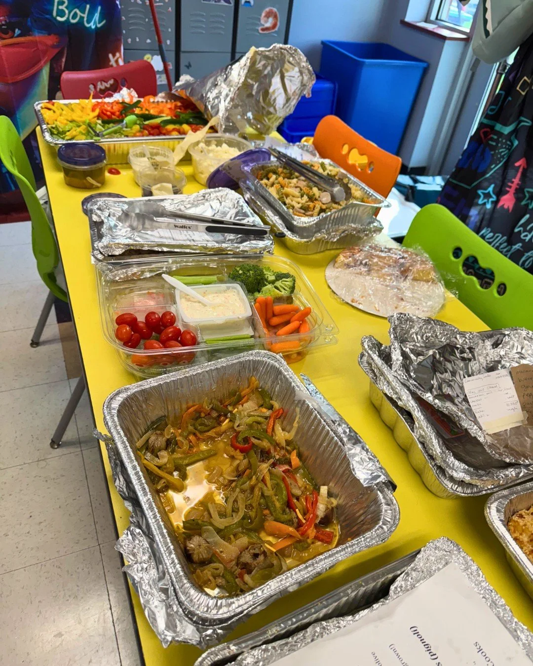 Snapshot from a recent Community Cooks meal at Mystic Learning Center (@mysticlearningcenter)! MLC Community and Family Resources Specialist Sadun shared a note with us along with this photo:

"On behalf of all the staff, I want to extend a hear