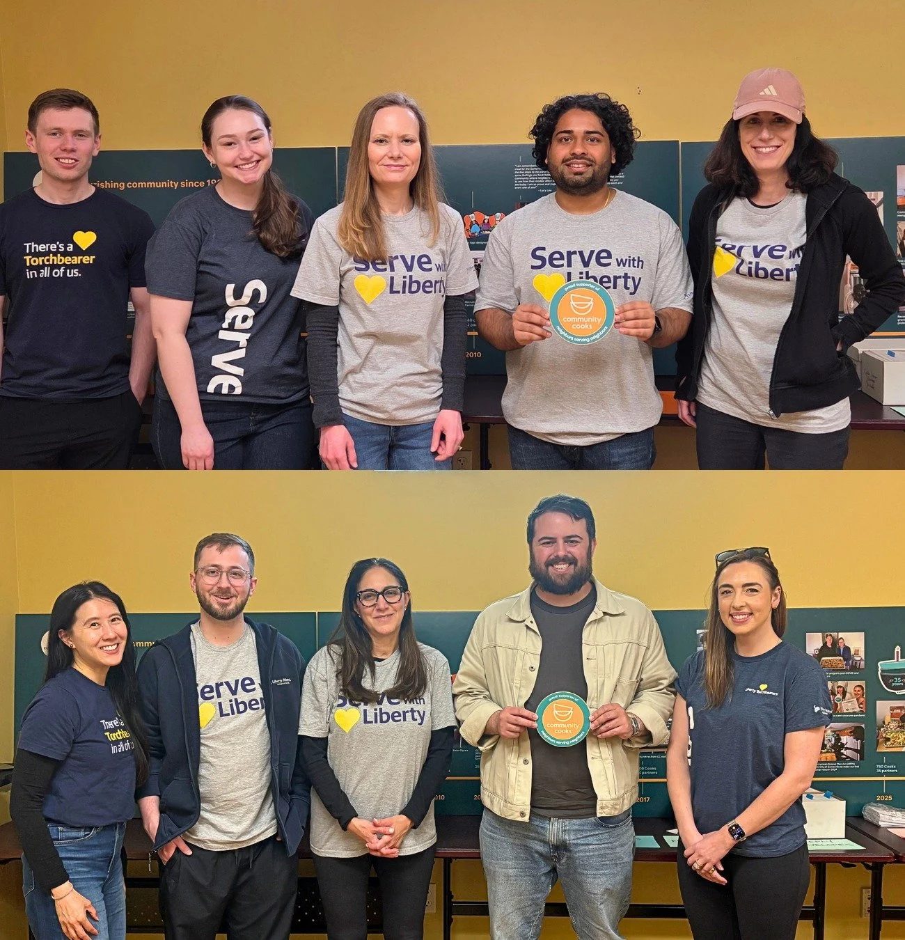 This year's Gone with the Gala is officially in motion! Thank you so much to the two incredible teams of Serve with Liberty volunteers (pictured) for helping CC get our 2026 Gone with the Gala mailing out the door and to all of you! This service is t