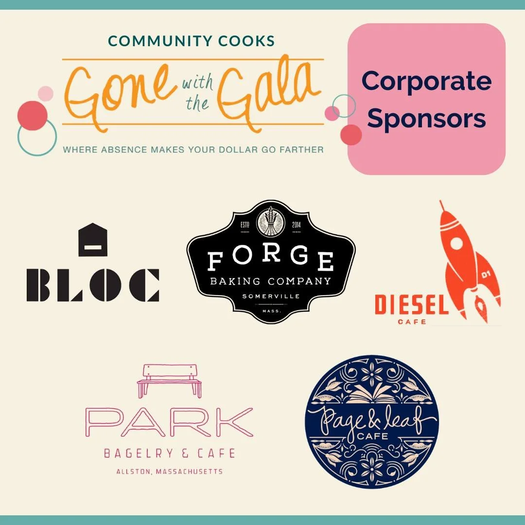 🚀 We are immensely grateful for our partnership with local cafes Forge Baking Company, Bloc Caf&eacute;, Diesel Caf&eacute;, Page &amp; Leaf Caf&eacute;, and Park Bagelry!

Each of these independent small businesses fuels Community Cooks in crucial 