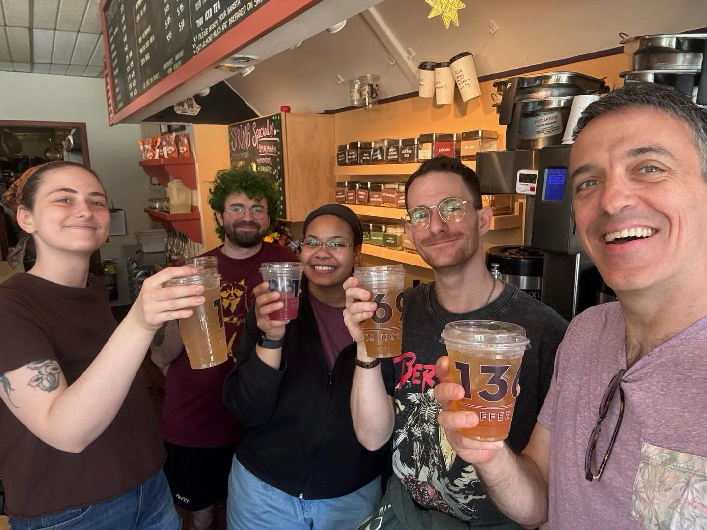 Cheers to our friends at @1369coffeehouse pictured here NOT at a gala. We&rsquo;re grateful for their heart and commitment to neighbors serving neighbors.
