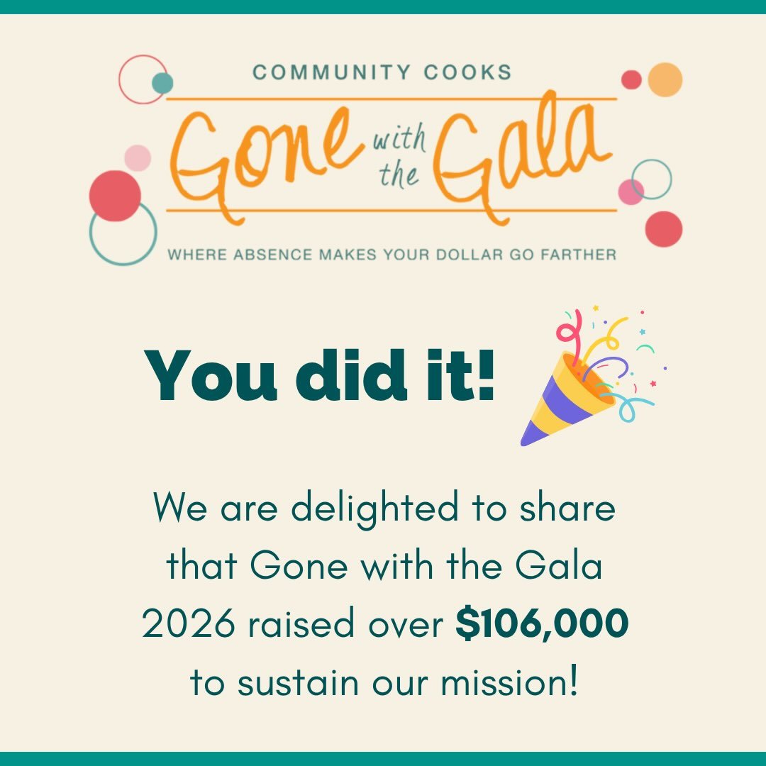 Drumroll please... CC&rsquo;s Fiscal Year ended on June 30th, and we can now share...
&nbsp;
Thanks to all of YOU, Gone with the Gala 2026 raised over $106,000 to sustain our mission - which also means we reached our revenue goal for the year!! 🎉🎉 