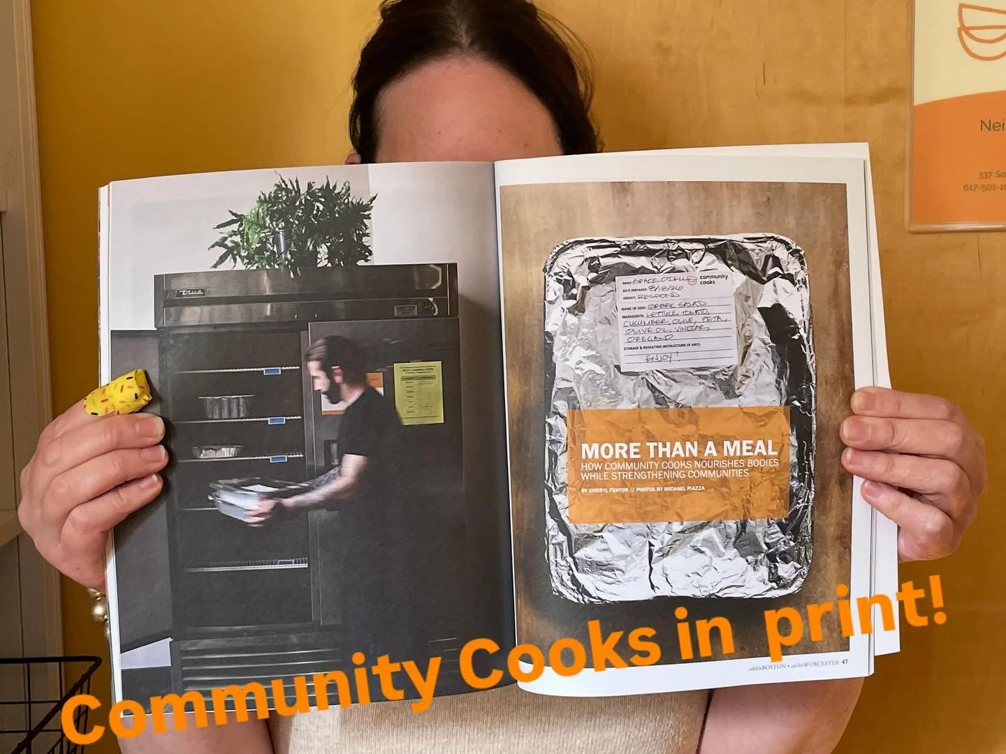We&rsquo;re thrilled and grateful to @edibleboston for shining a light on @communitycooks and our local community-driven model of neighbors serving neighbors in their latest issue just out! Thanks also to the incredibly talented @michaelpiazza and @c