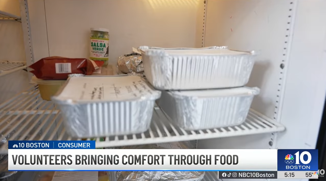 Volunteers making a difference one home-cooked dish at a time