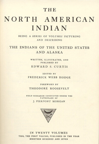 Credits: Northwestern University Library, "The North American Indian": the Photographic Images, 2001.